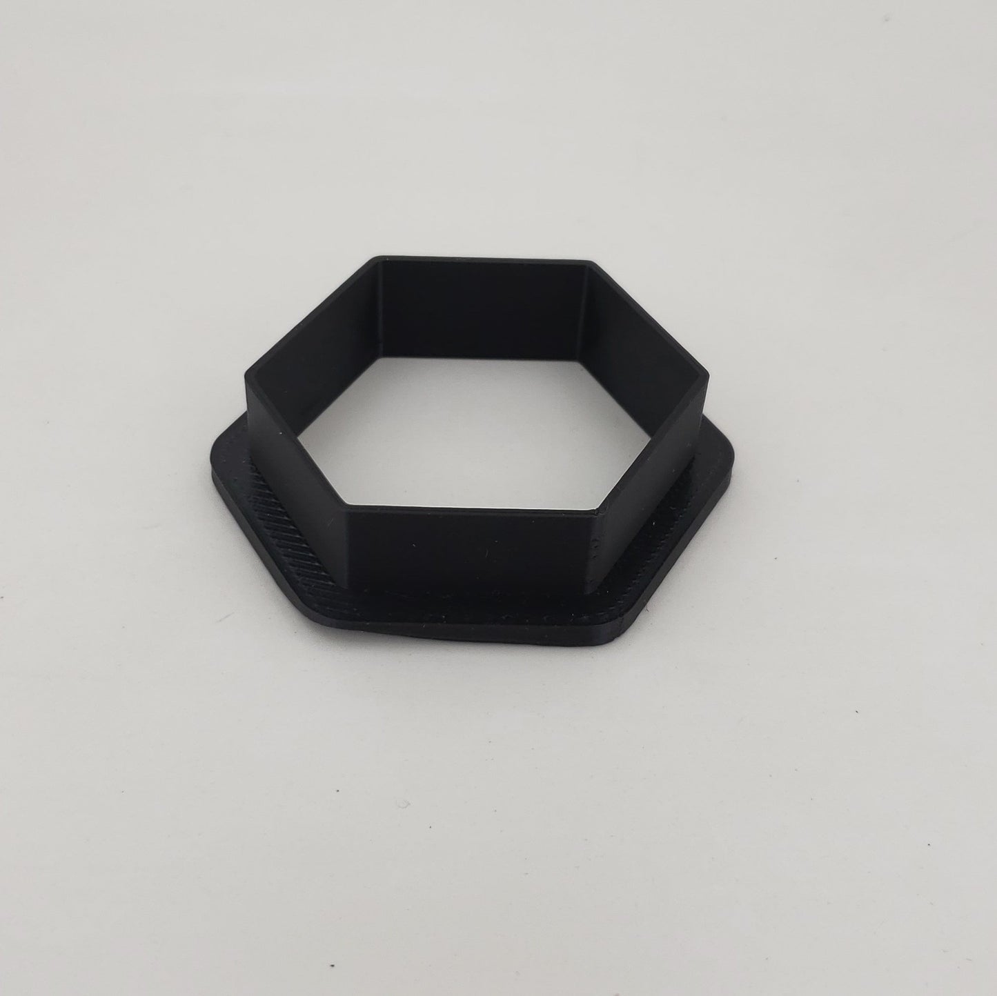 Hexagon Shaped Plastic Cookie Cutter - Polymer Clay Cutter - Fondant Cutter - Craft Cutters - 3d Printed Cookie Cutter