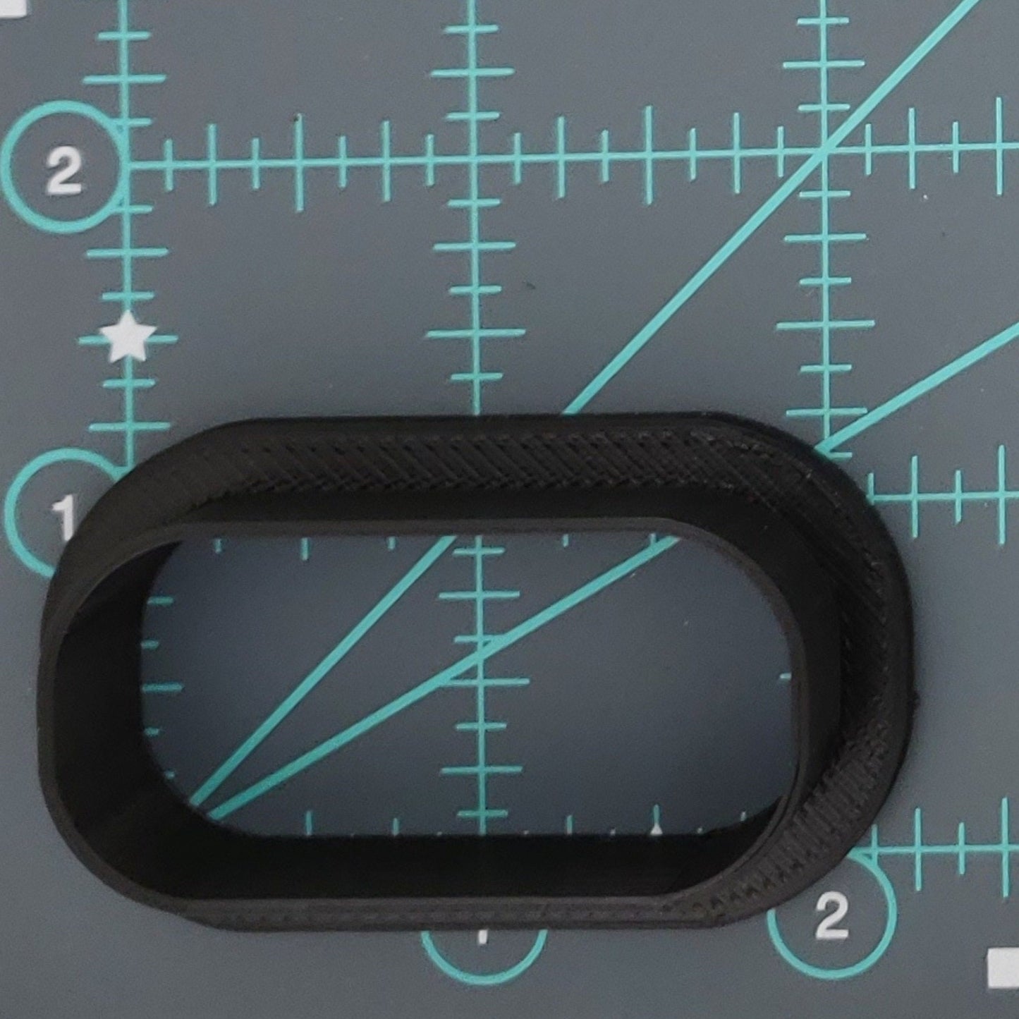 Pill Shaped Plastic Cookie Cutter - Polymer Clay Cutter - Fondant Cutter - Craft Cutters - 3d Printed Cookie Cutter