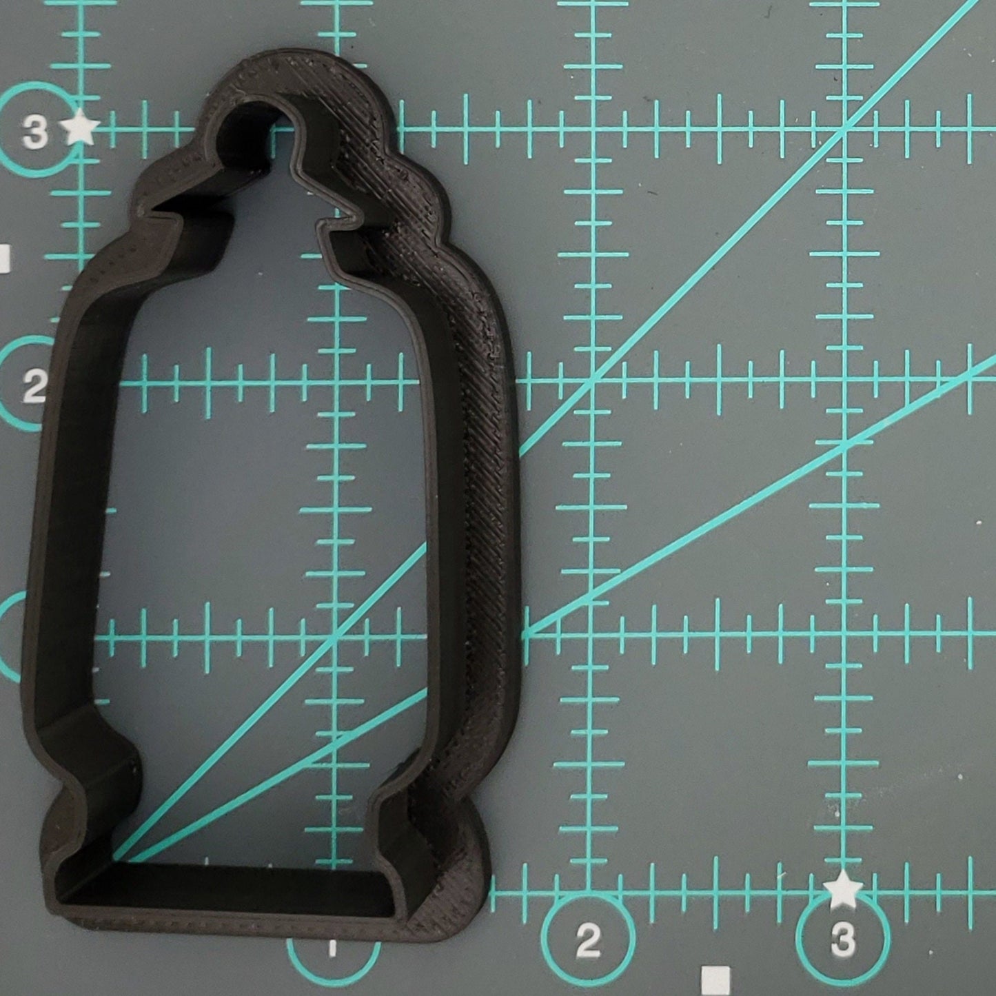 Lantern Shaped Plastic Cookie Cutter - Polymer Clay Cutter - Fondant Cutter - Craft Cutters - 3d Printed Cookie Cutter