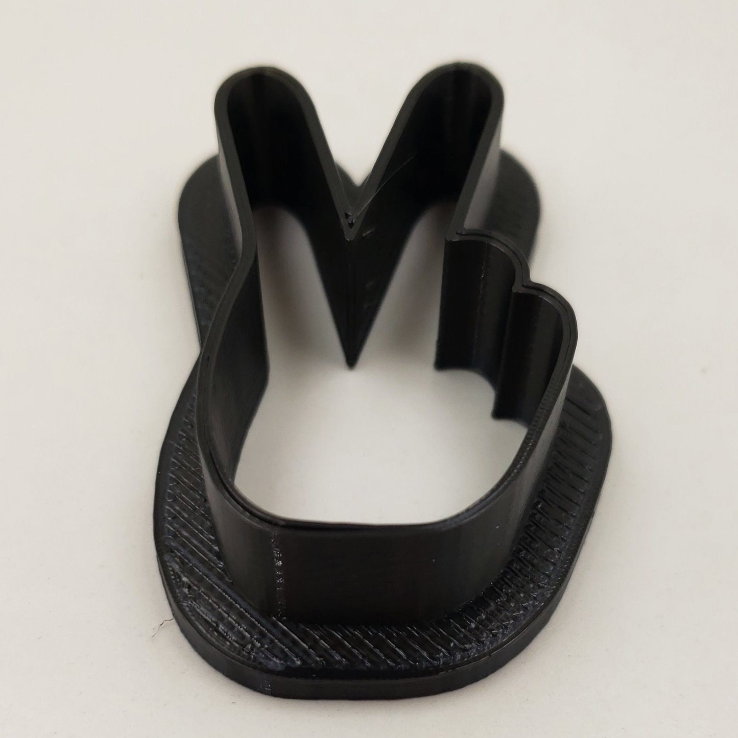 Peace Sign Shaped Plastic Cookie Cutter - Polymer Clay Cutter - Fondant Cutter - Craft Cutters - 3d Printed Cookie Cutter