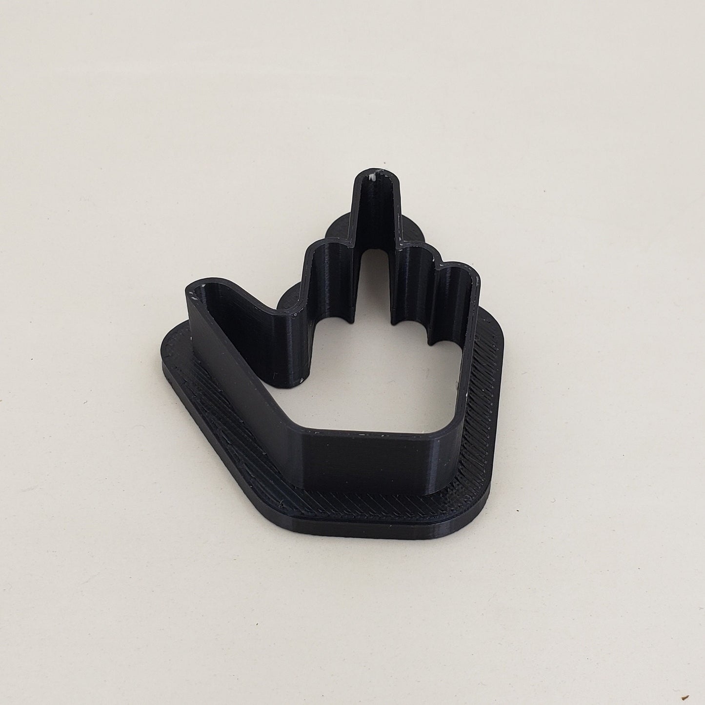 Middle Finger Shaped Plastic Cookie Cutter - Adult Cookie Cutter - Polymer Clay Cutter - Craft Cutters - 3d Printed Cookie Cutter- Fondant