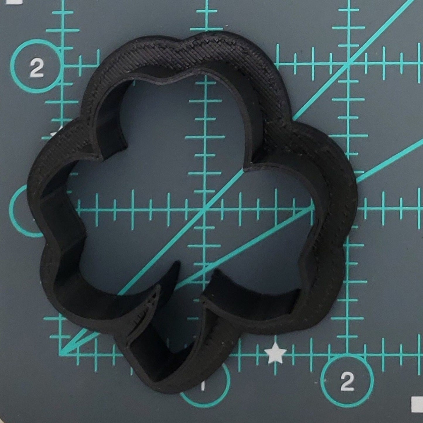 Shamrock Three Leaf Clover Shaped St Patrick's Day Plastic Cookie Cutter - Fondant Cutter - Craft Cutters - 3d Printed Cookie Cutter