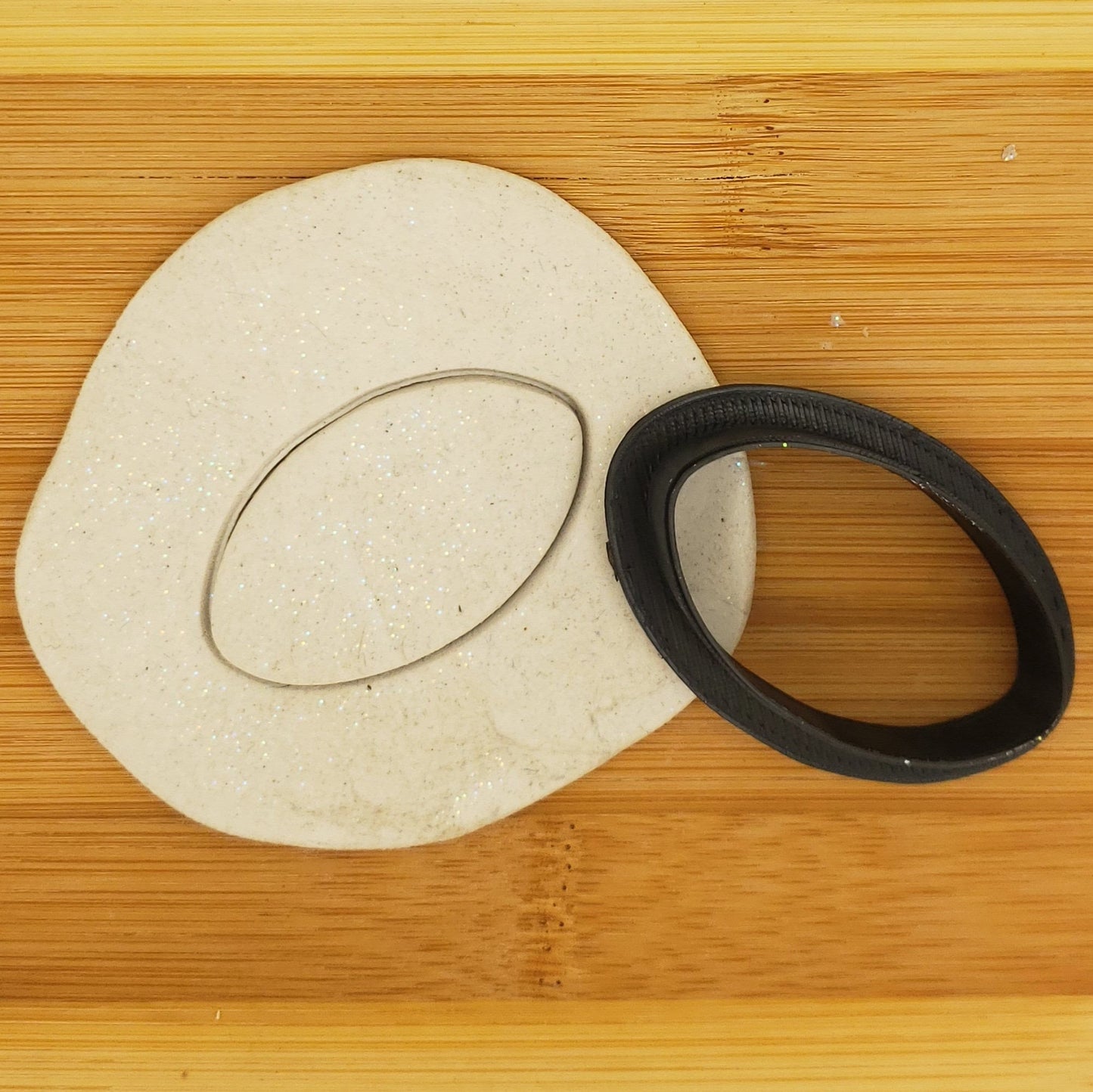 Football Shaped Plastic Cookie Cutter - Polymer Clay Cutter - Fondant Cutter - Craft Cutters - 3d Printed Cookie Cutter
