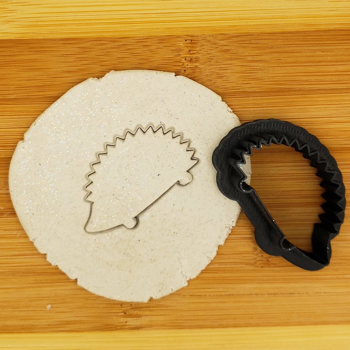 Hedgehog Shaped Plastic Cookie Cutter - Animal Shape Cookies - Polymer Clay Cutter - Fondant Cutter - Craft Cutters - 3d Printed Cutter