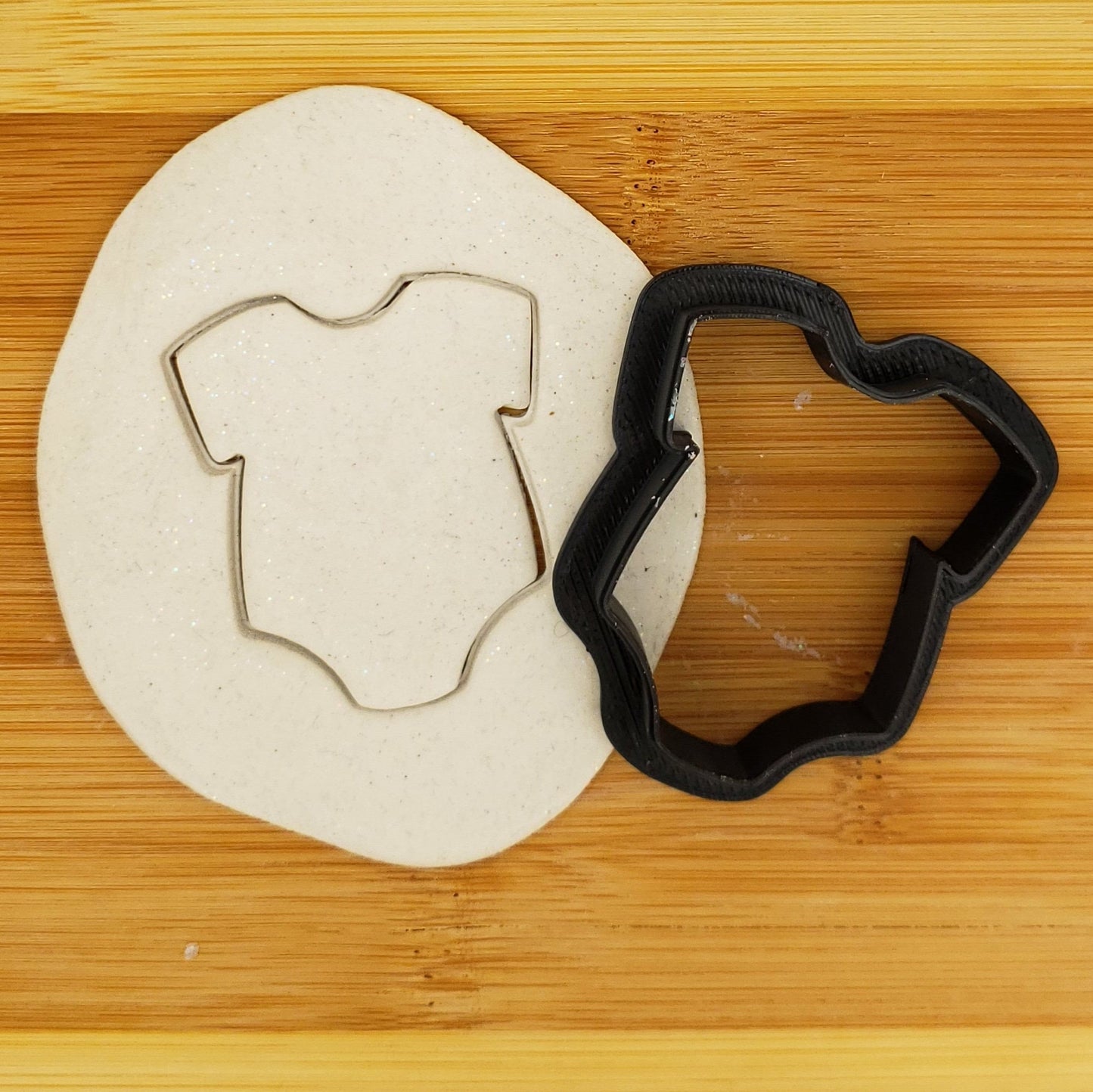 Onesie Shaped Plastic Cookie Cutter - Baby Cookie Cutters - Polymer Clay Cutter - Fondant Cutter - Craft Cutters - 3d Printed Cookie Cutter