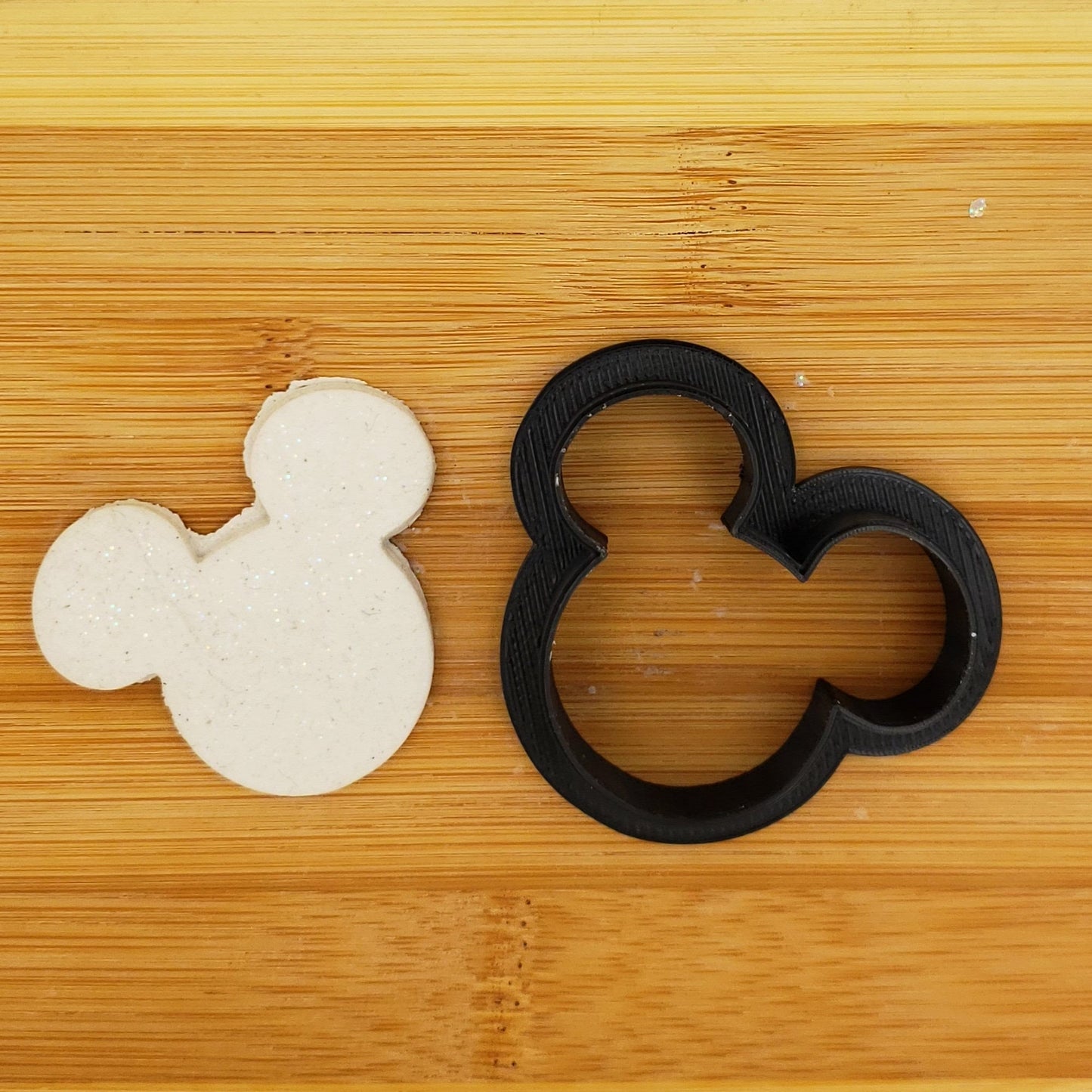 Mickey Mouse Head Shaped Plastic Cookie Cutter - Polymer Clay Cutter - Fondant Cutter - Craft Cutters - 3d Printed Cookie Cutter