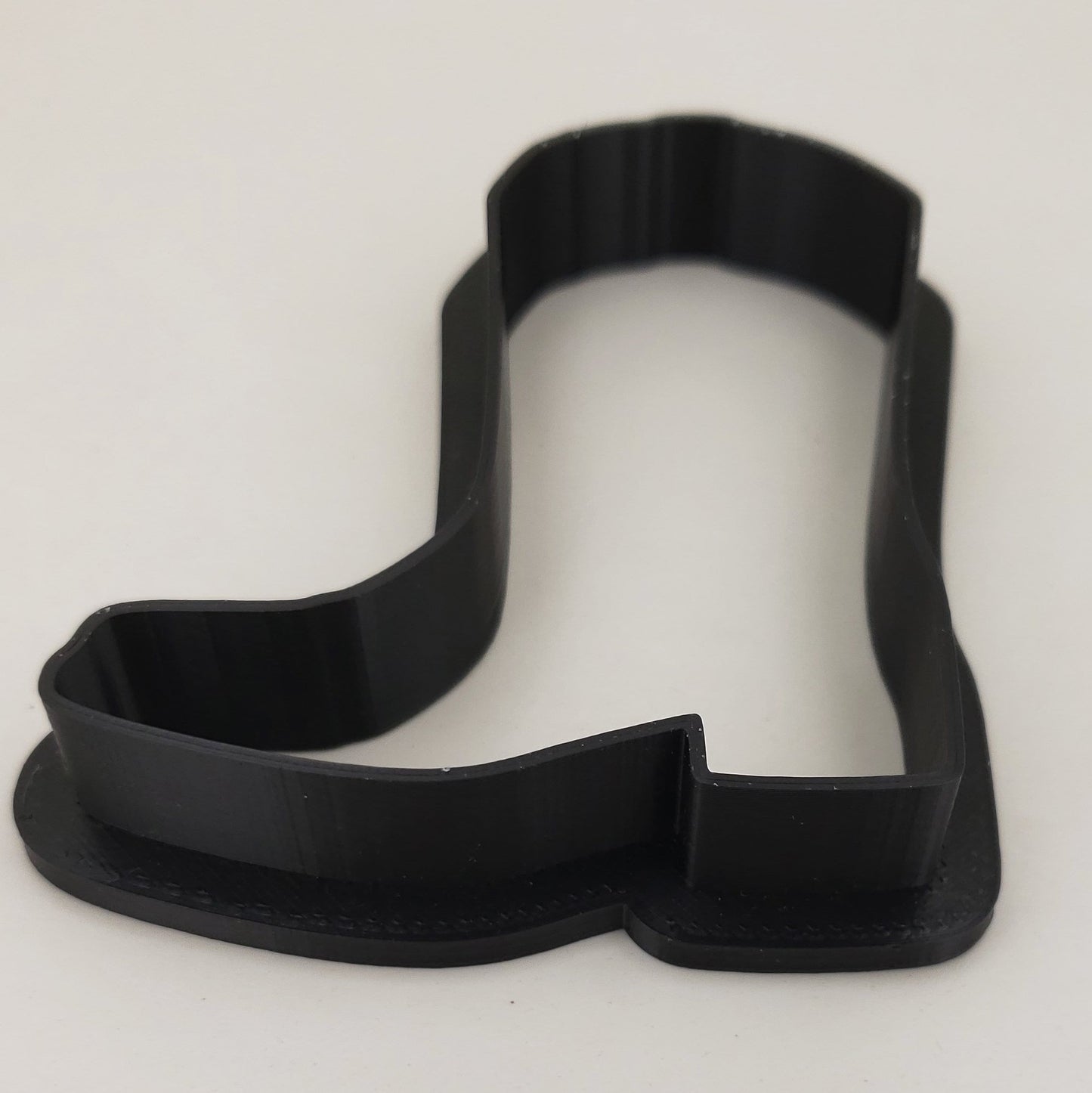 Cowboy Boot Shaped Plastic Cookie Cutter - Polymer Clay Cutter - Fondant Cutter - Craft Cutters - 3d Printed Cookie Cutter