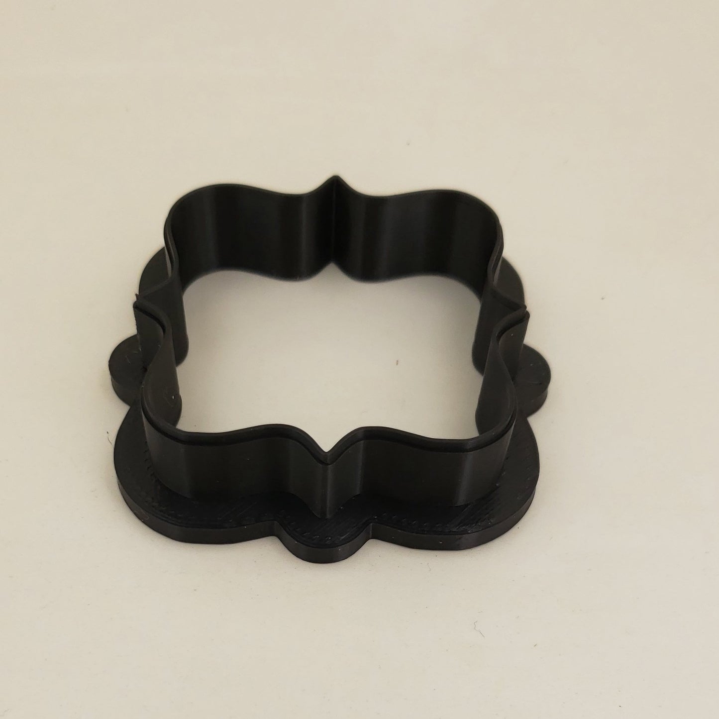Square Plaque Shaped Plastic Cookie Cutter - Polymer Clay Cutter - Fondant Cutter - Craft Cutters - 3d Printed Cookie Cutter