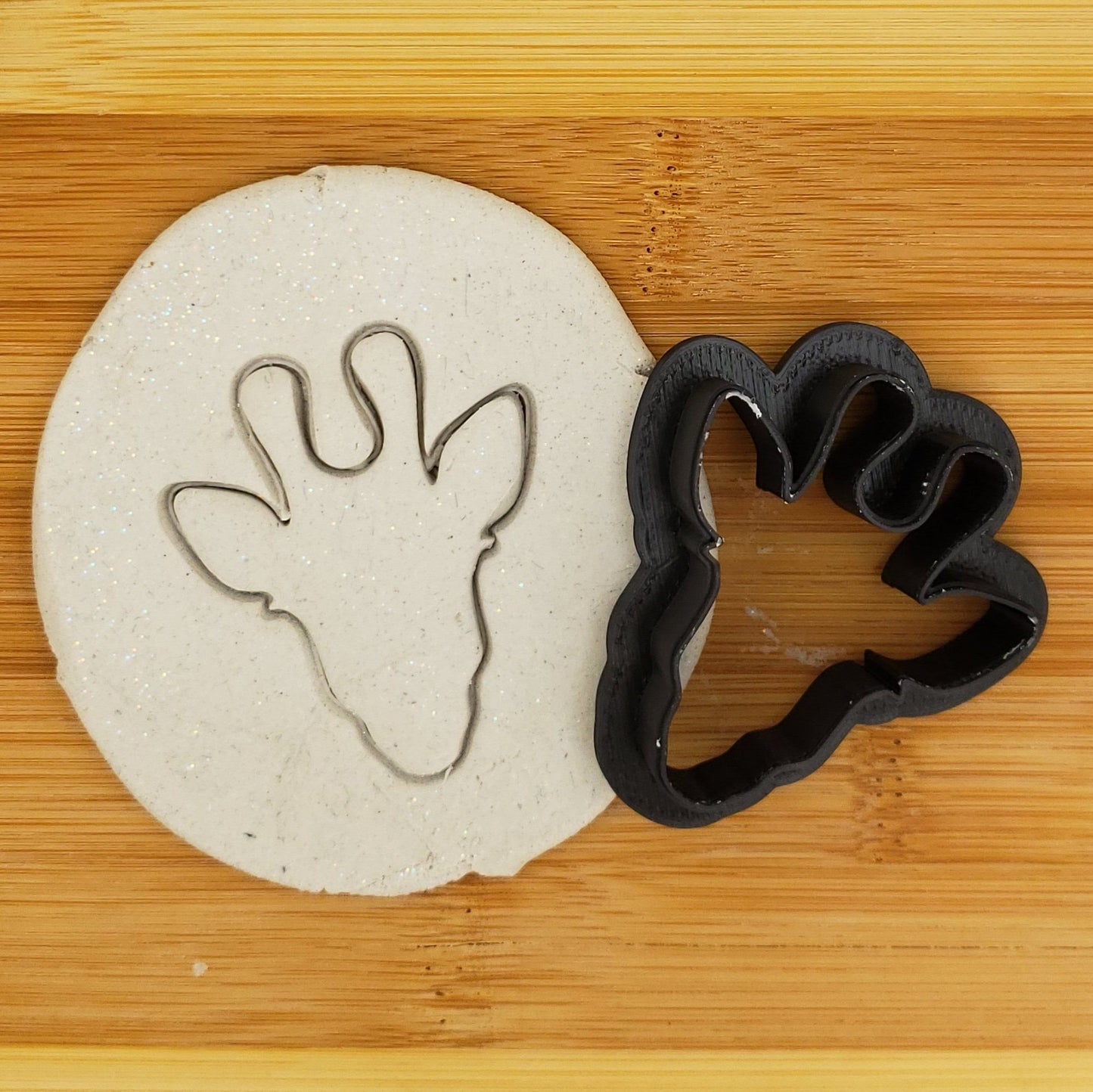 Giraffe Head Shaped Plastic Cookie Cutter - Polymer Clay Cutter - Fondant Cutter - Craft Cutters - 3d Printed Cookie Cutter