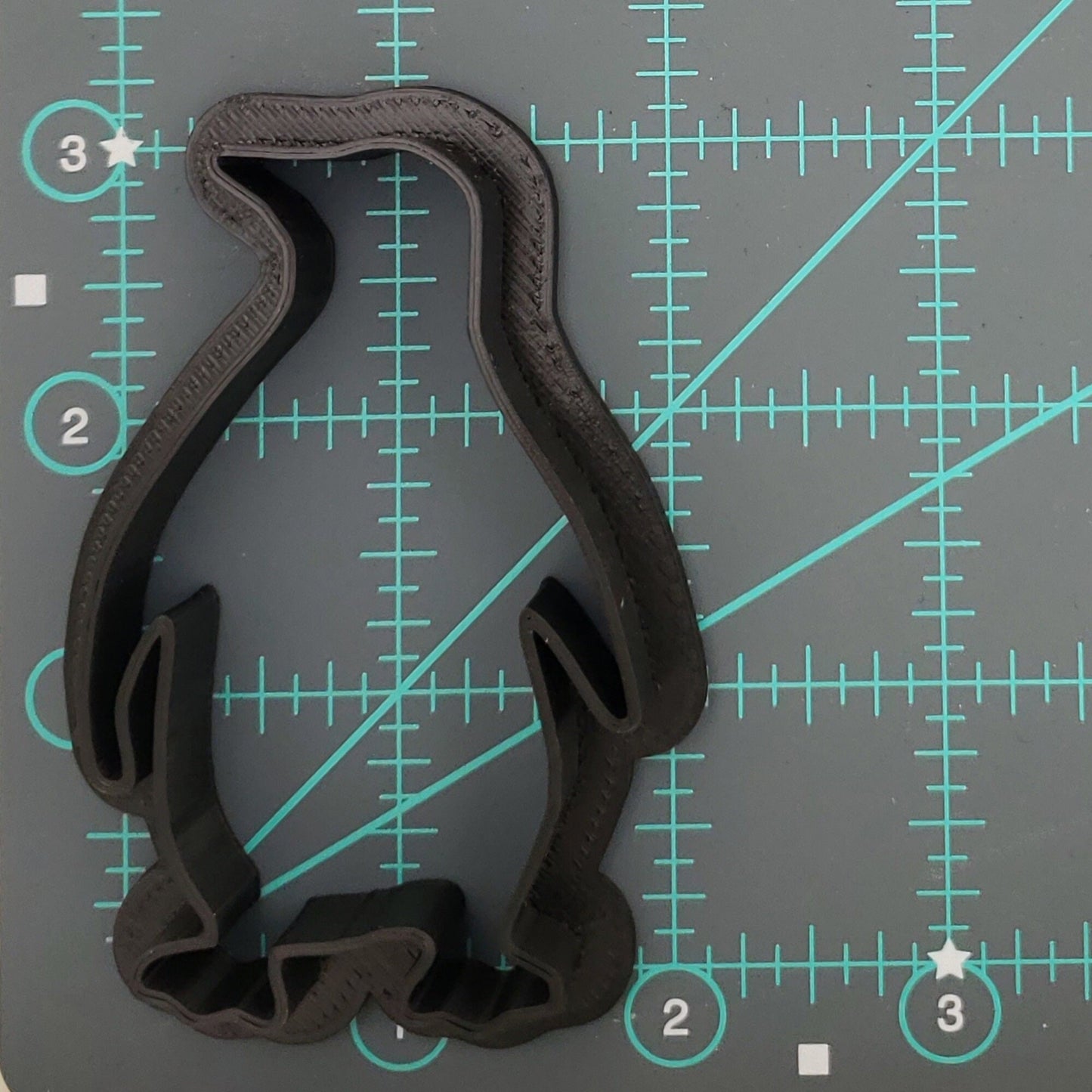 Penguin Shaped Plastic Cookie Cutter - Animal Cookie Cutter - Polymer Clay Cutter - Fondant Cutter - Craft Cutters 3d Printed Cookie Cutter