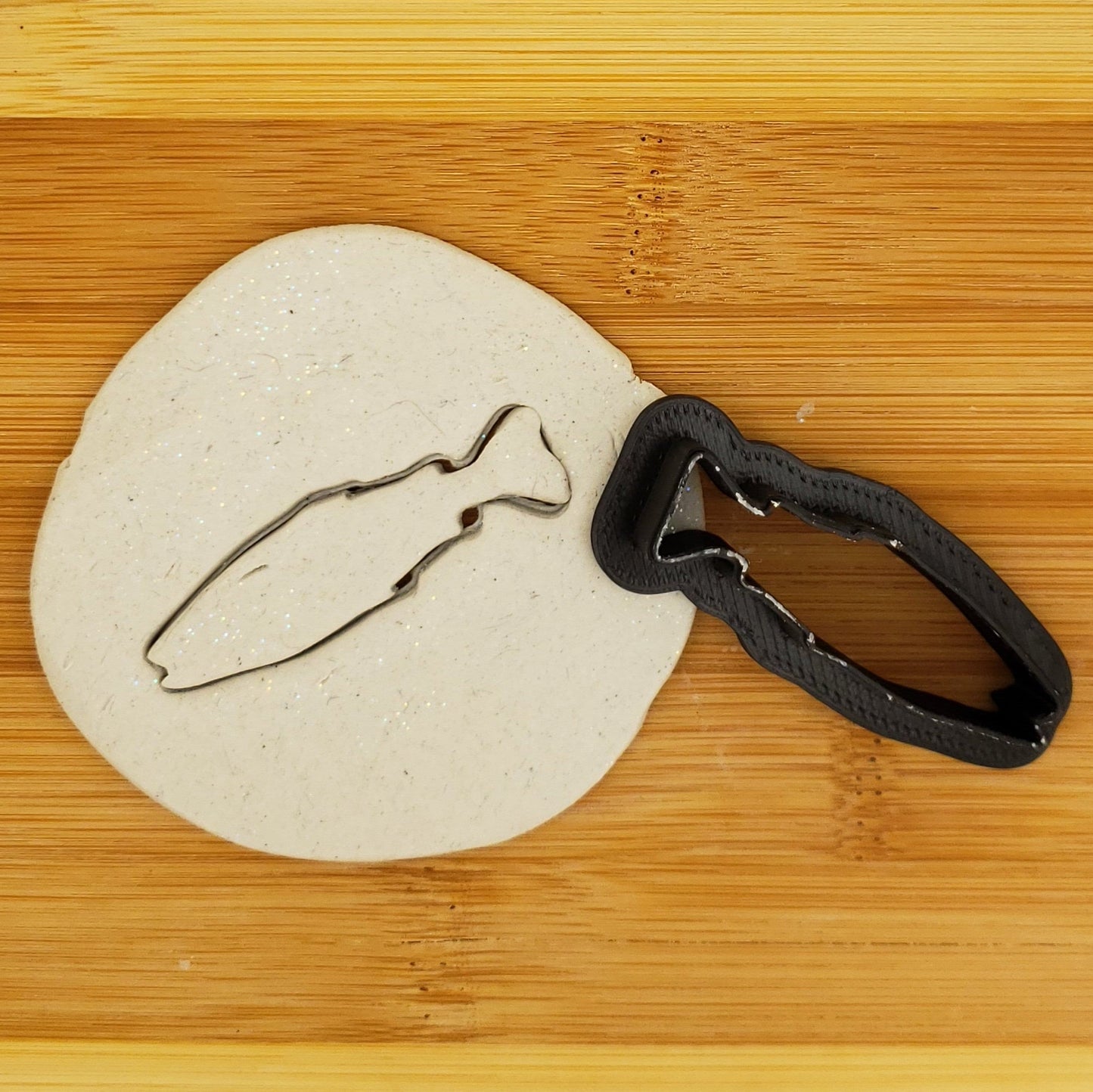 Fish Shaped Plastic Cookie Cutter #3 - Polymer Clay Cutter - Fondant Cutter - Craft Cutters - 3d Printed Cookie Cutter