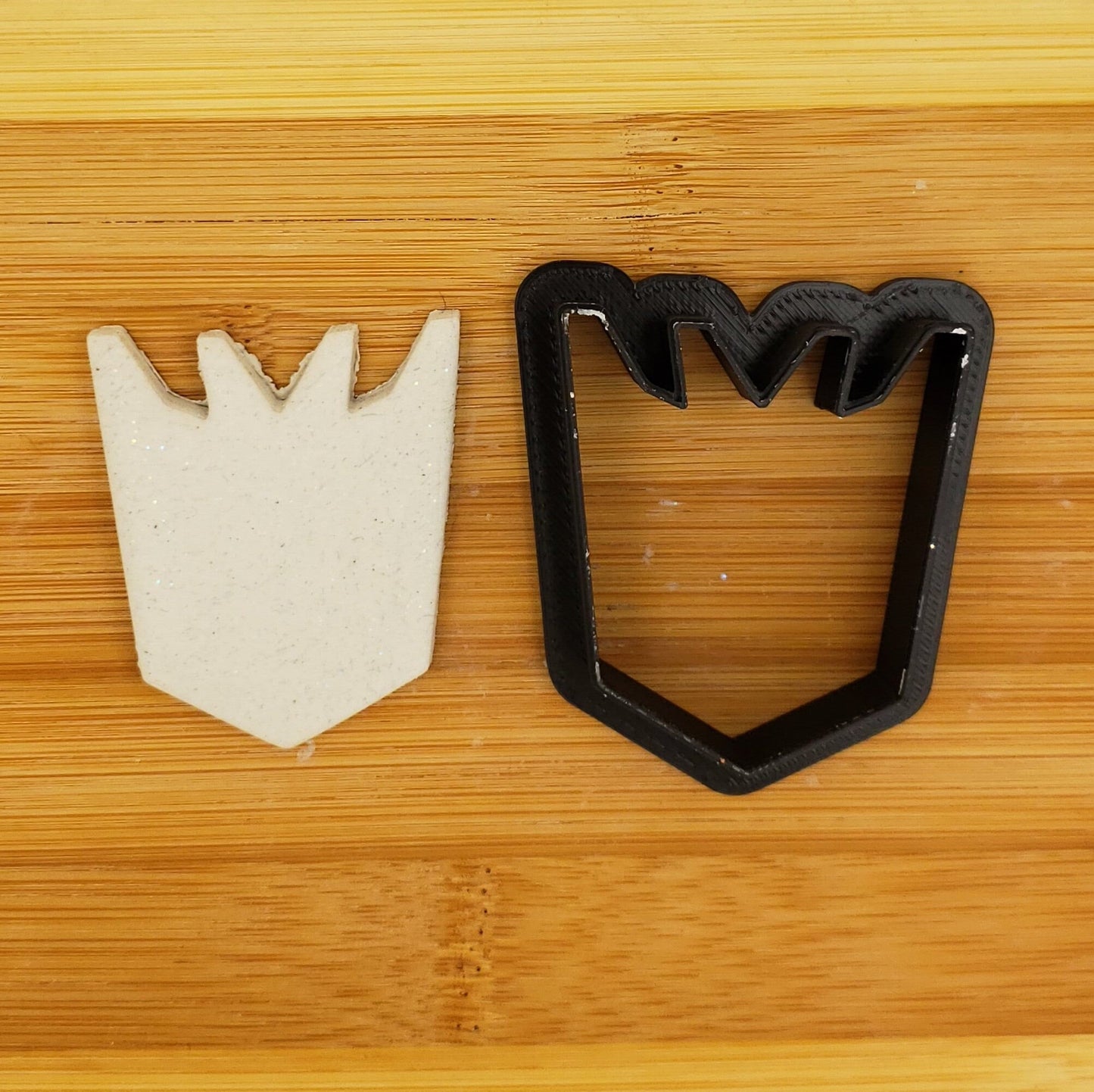 Transformers Decepticon Shaped Plastic Cookie Cutter - Polymer Clay Cutter - Fondant Cutter - Craft Cutters - 3d Printed Cookie Cutter