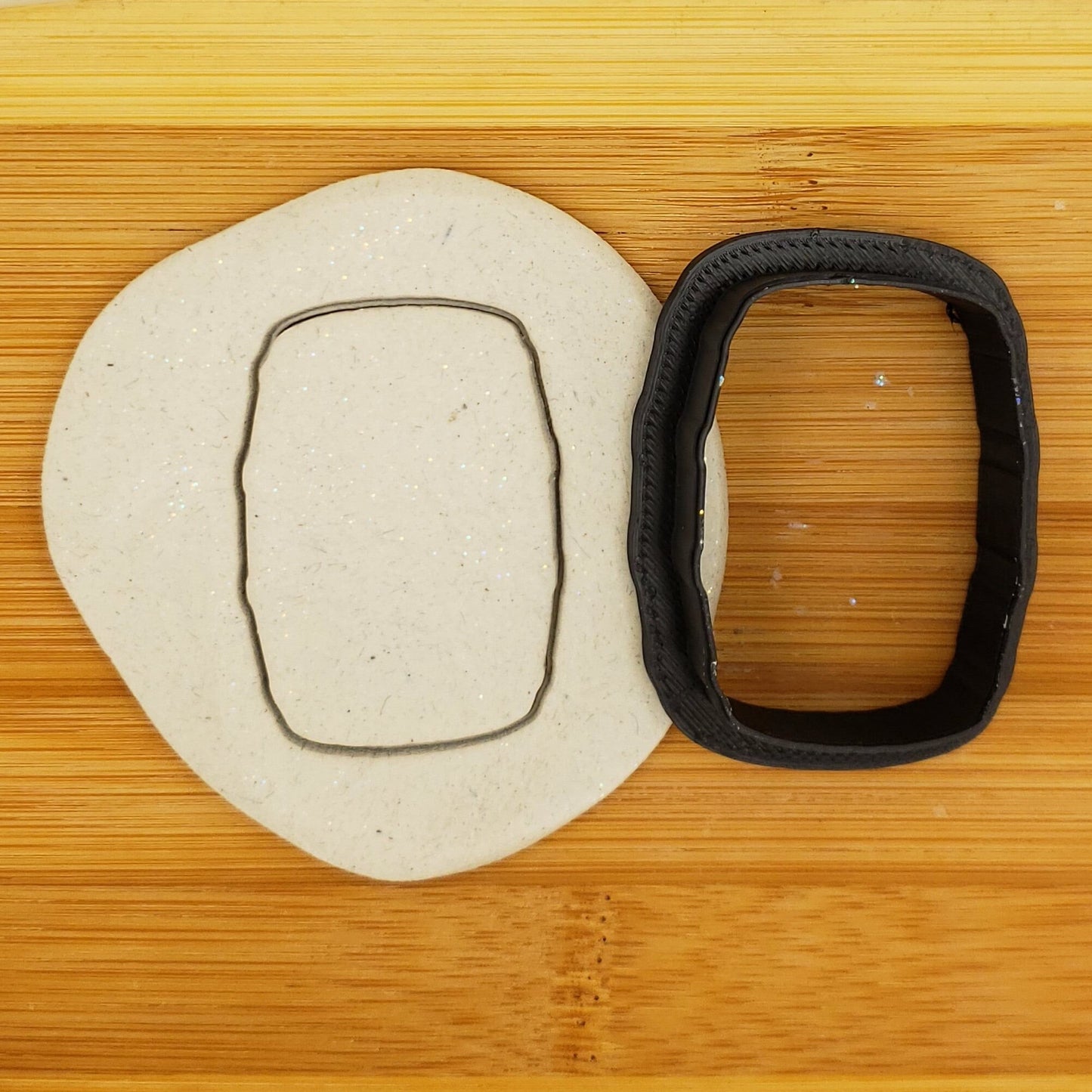 Whiskey Barrel Shaped Plastic Cookie Cutter - Polymer Clay Cutter - Fondant Cutter - Craft Cutters - 3d Printed Cookie Cutter