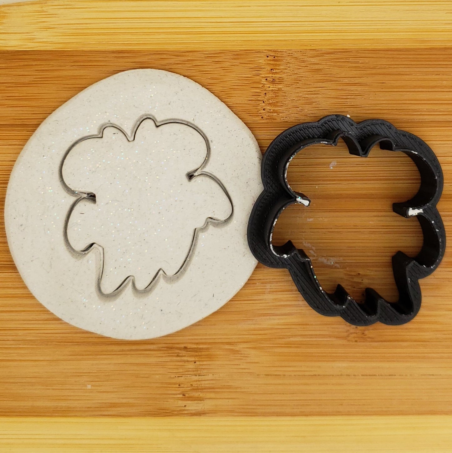 Minnie Mouse Ghost Shaped Plastic Cookie Cutter - Polymer Clay Cutter - Fondant Cutter - Craft Cutters - 3d Printed Cookie Cutter