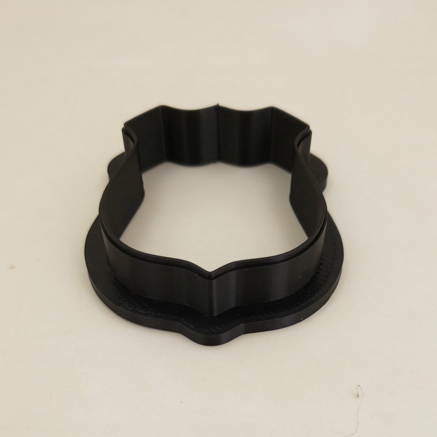 Police Badge Shaped Plastic Cookie Cutter - Polymer Clay Cutter - Fondant Cutter - Craft Cutters - 3d Printed Cookie Cutter