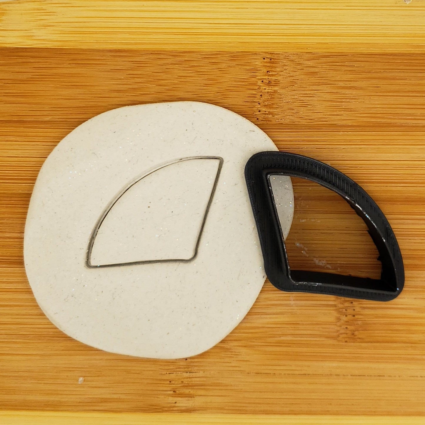 Japanese Fan Shaped Plastic Cookie Cutter - Polymer Clay Cutter - Fondant Cutter - Craft Cutters - 3d Printed Cookie Cutter