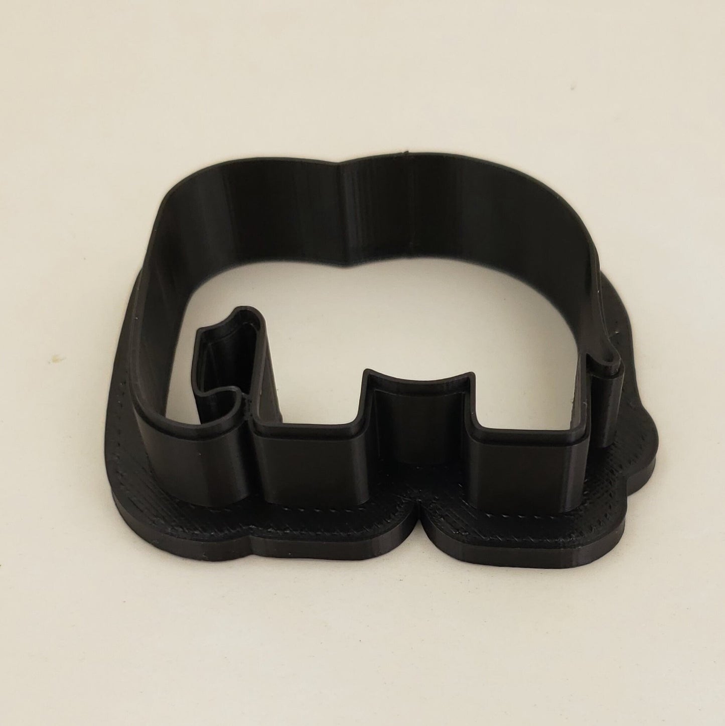 Elephant Shaped Plastic Cookie Cutter - Polymer Clay Cutter - Fondant Cutter - Craft Cutters - 3d Printed Cookie Cutter