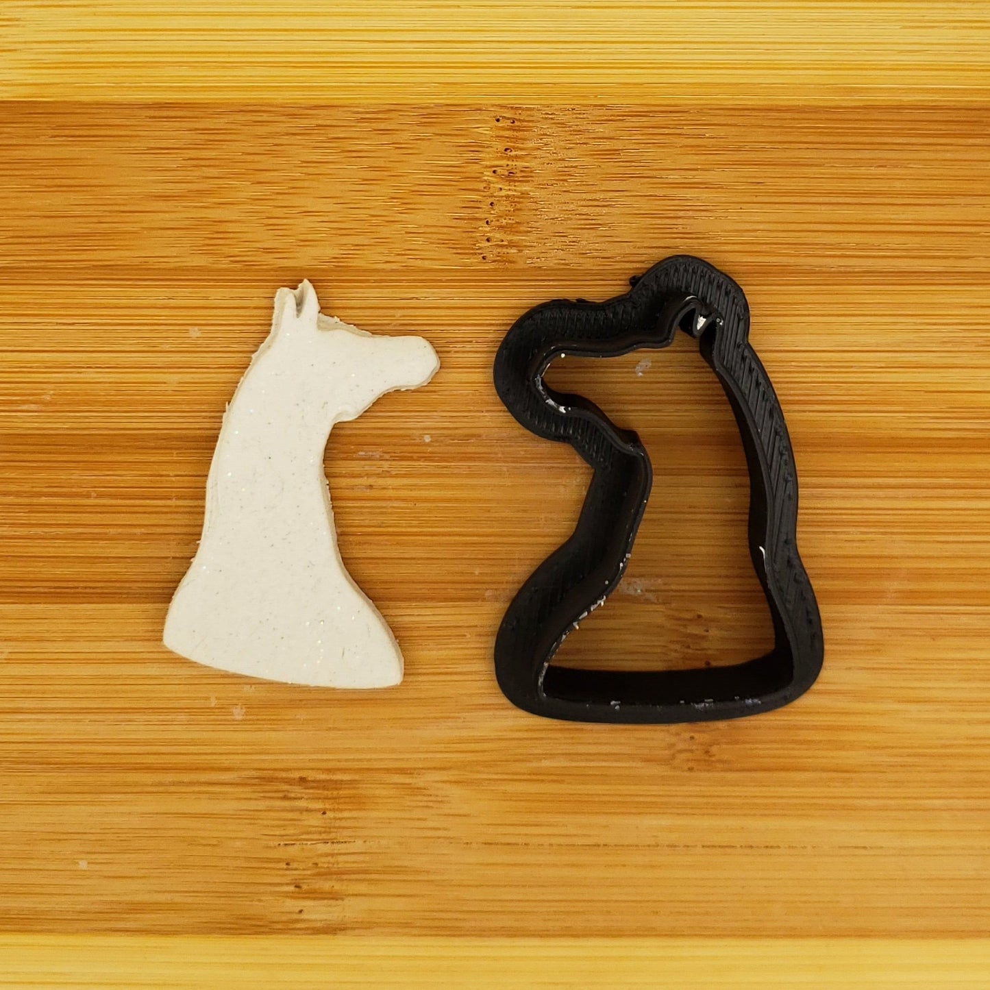 Horse Head Shaped Plastic Cookie Cutter - Polymer Clay Cutter - Fondant Cutter - Craft Cutters - 3d Printed Cookie Cutter