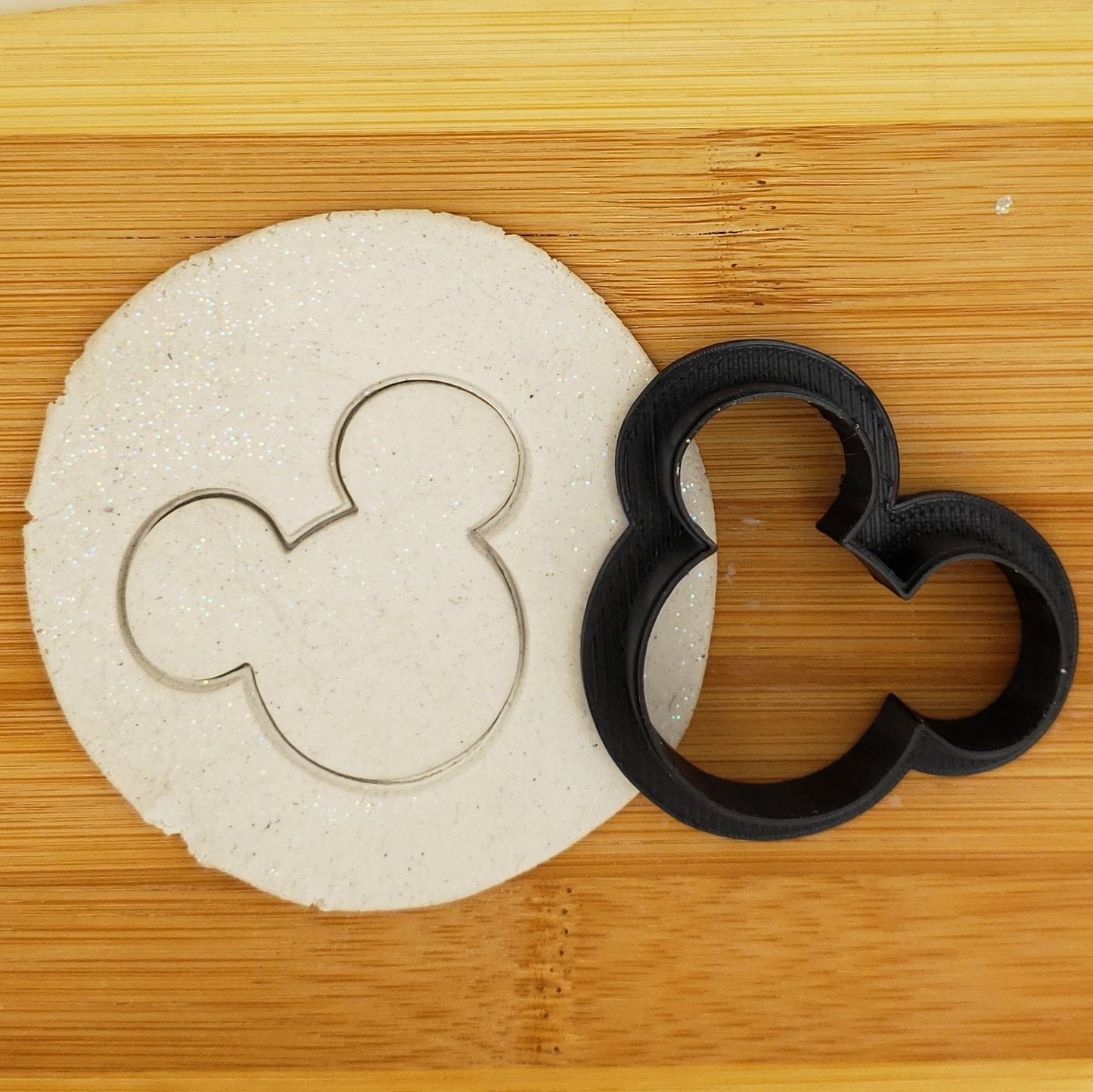 Mickey Mouse Head Shaped Plastic Cookie Cutter - Polymer Clay Cutter - Fondant Cutter - Craft Cutters - 3d Printed Cookie Cutter