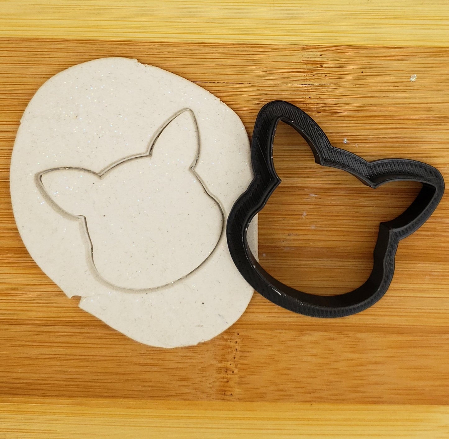 Pikachu Head Shaped Plastic Cookie Cutter - Polymer Clay Cutter - Fondant Cutter - Craft Cutters - 3d Printed Cookie Cutter