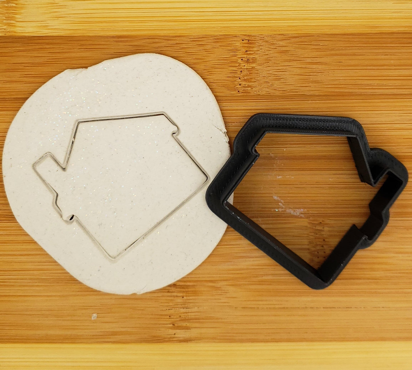 House Shaped Plastic Cookie Cutter - Polymer Clay Cutter - Fondant Cutter - Craft Cutters - 3d Printed Cookie Cutter