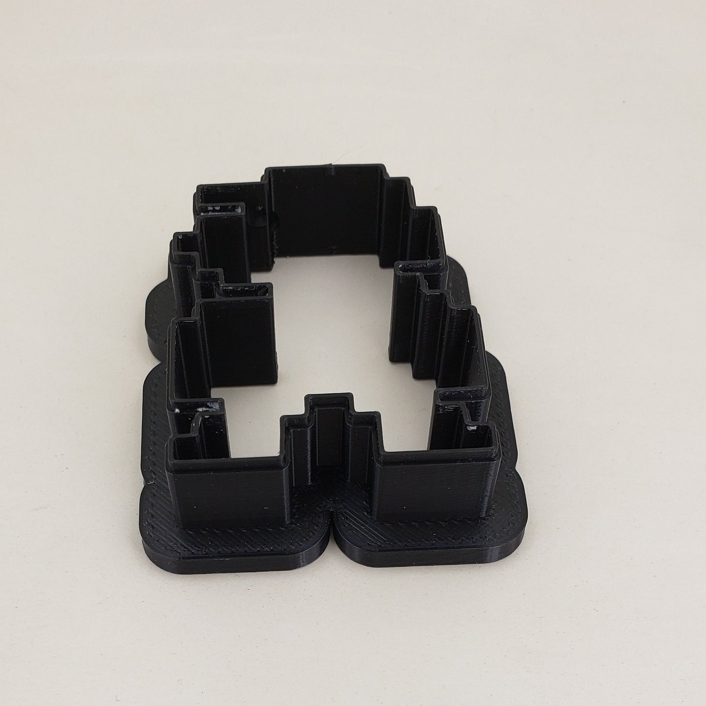 Pixel Mario Shaped Plastic Cookie Cutter - 8-Bit Game Cookie Cutter - Polymer Clay Cutter - Craft Cutters - Fondant Cutter - 3d Printed