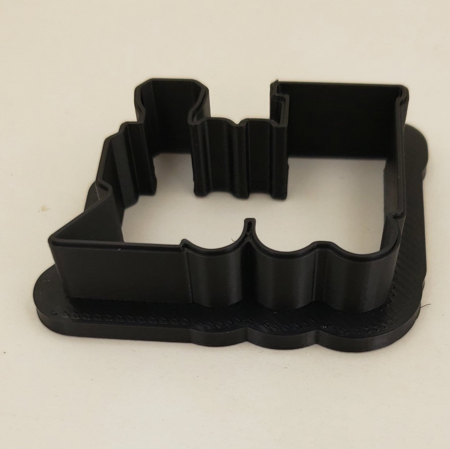 Train Shaped Plastic Cookie Cutter - Polymer Clay Cutter - Fondant Cutter - Craft Cutters - 3d Printed Cookie Cutter