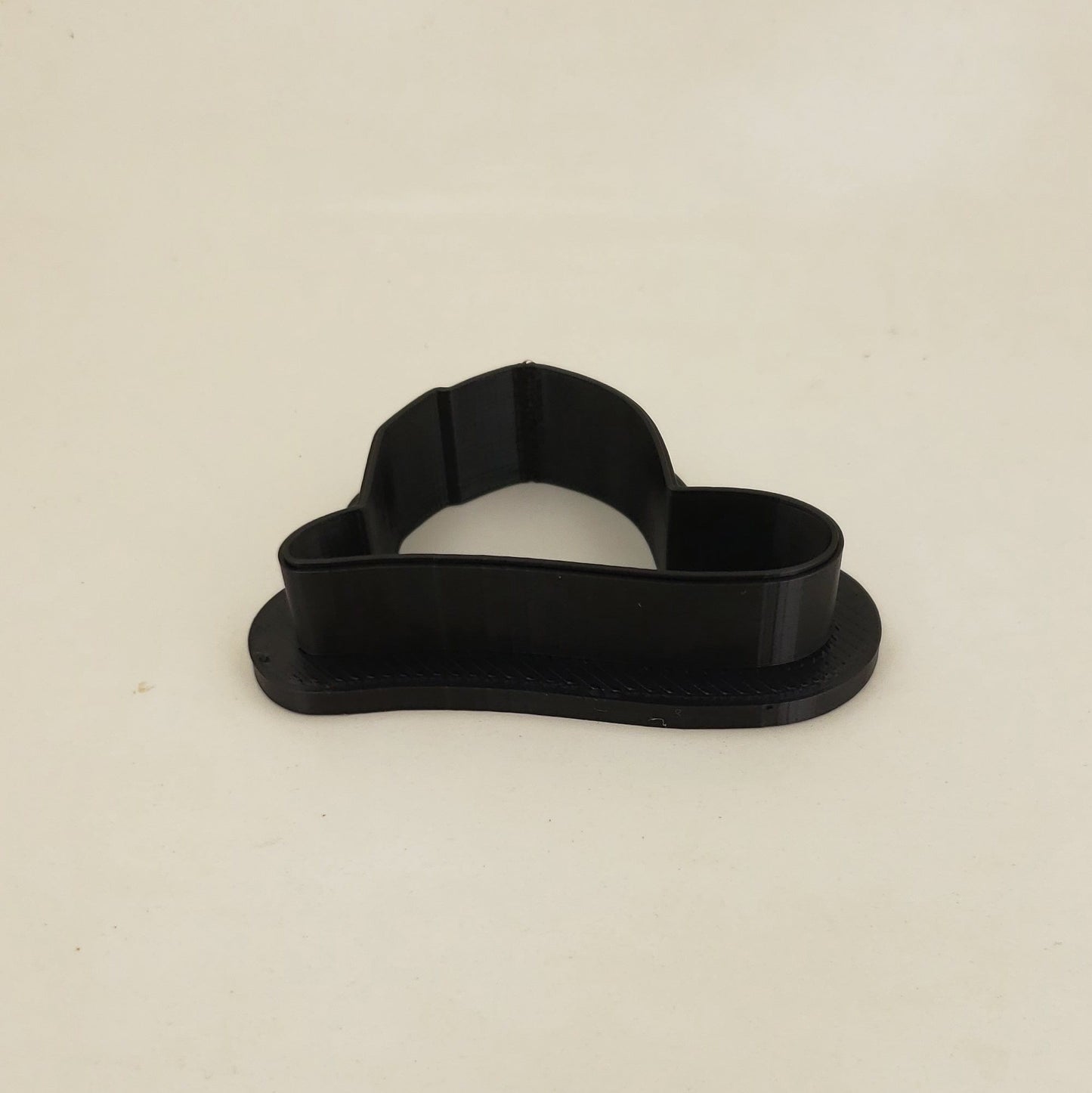 Fireman's Hat Shaped Plastic Cookie Cutter - Firefighter Helmet Shape Cutter - Polymer Clay Cutter - Fondant Cutter - Craft Cutters
