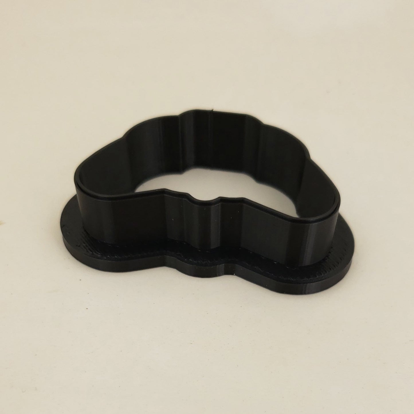 Croissant Shaped Plastic Cookie Cutter - Polymer Clay Cutter - Fondant Cutter - 3d Printed Cookie Cutter