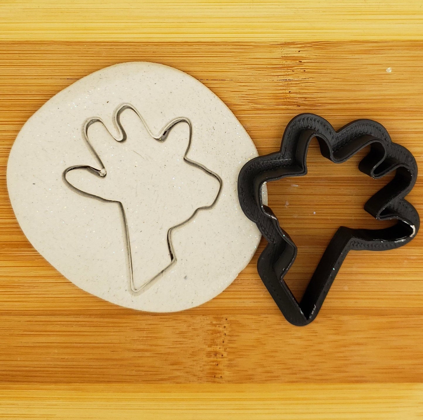 Giraffe Shaped Plastic Cookie Cutter - Animal Cookie Cutter - Polymer Clay Cutter - Craft Cutters - 3d Printed Cookie Cutter