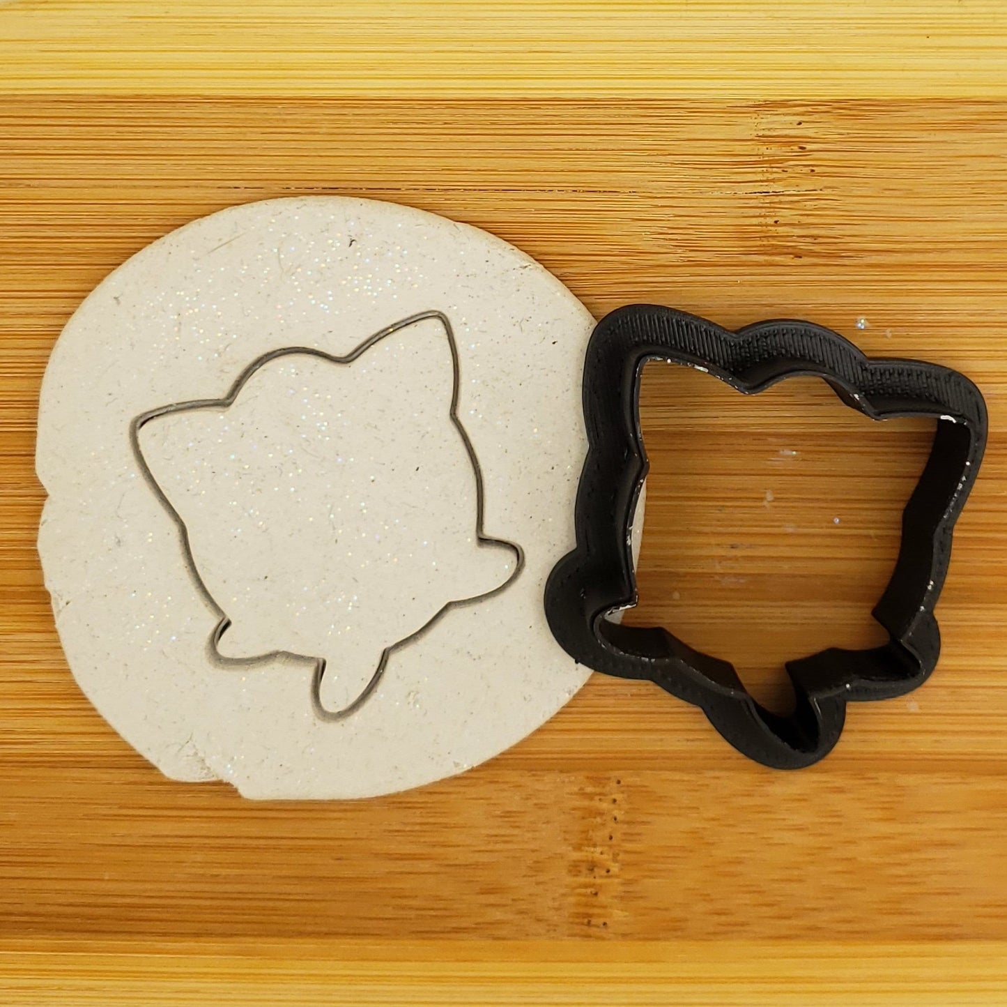Jigglypuff Pokemon Shaped Plastic Cookie Cutter - Polymer Clay Cutter - Fondant Cutter - Craft Cutters - 3d Printed Cookie Cutter