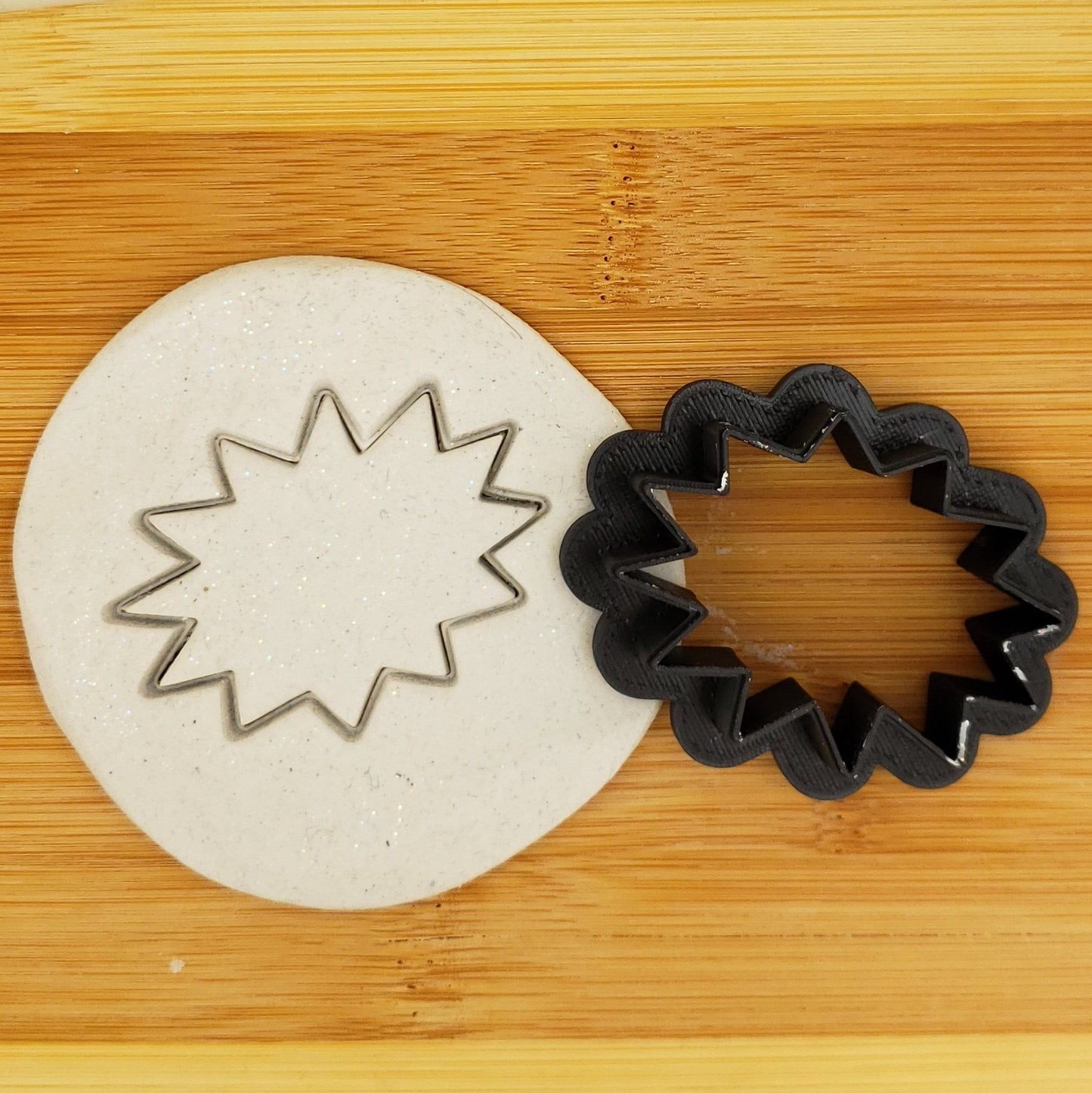 Kapow Shaped Plastic Cookie Cutter - Polymer Clay Cutter - Fondant Cutter - Craft Cutters - 3d Printed Cookie Cutter
