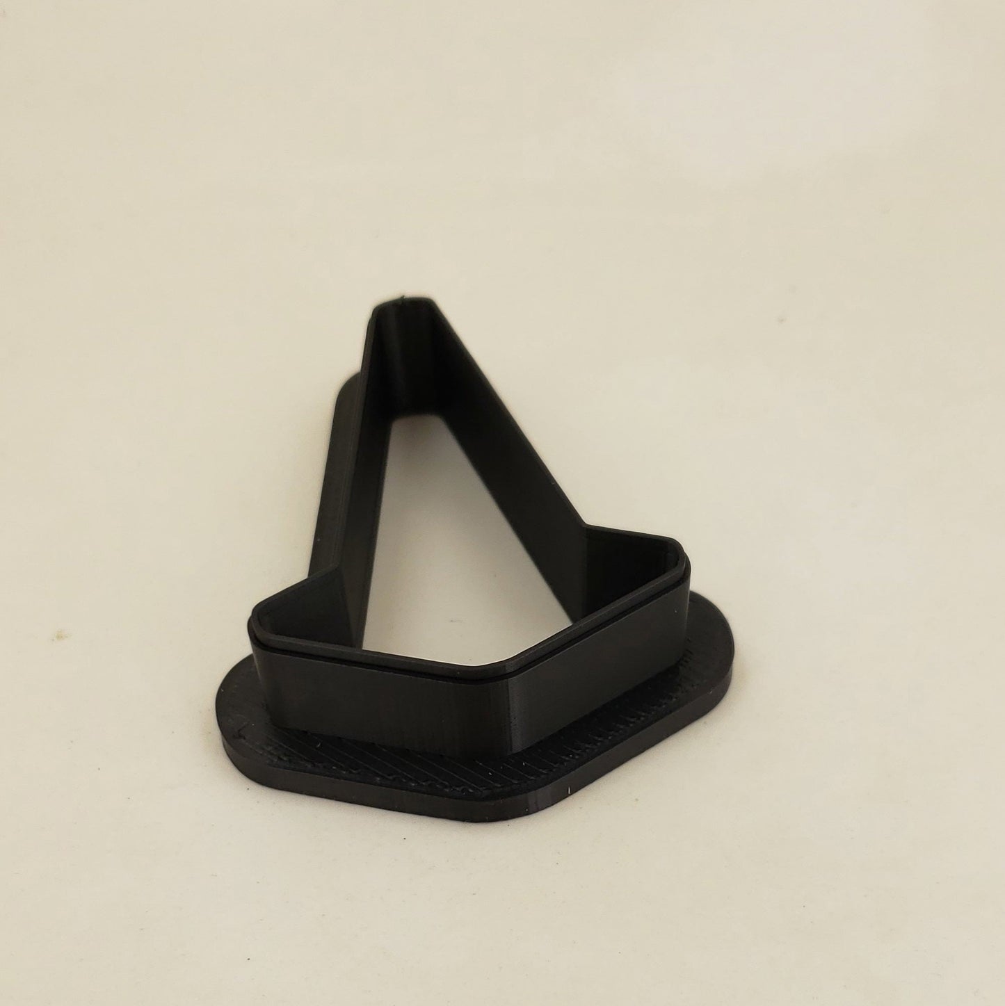 Traffic Cone Shaped Plastic Cookie Cutter - Polymer Clay Cutter - Fondant Cutter - Craft Cutters - 3d Printed Cookie Cutter