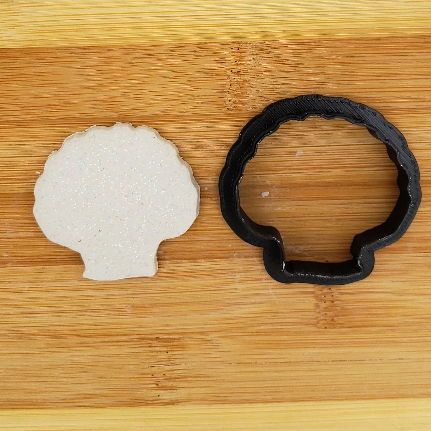Seashell Shaped Plastic Cookie Cutter - Polymer Clay Cutter - Fondant Cutter - Craft Cutters - 3d Printed Cookie Cutter