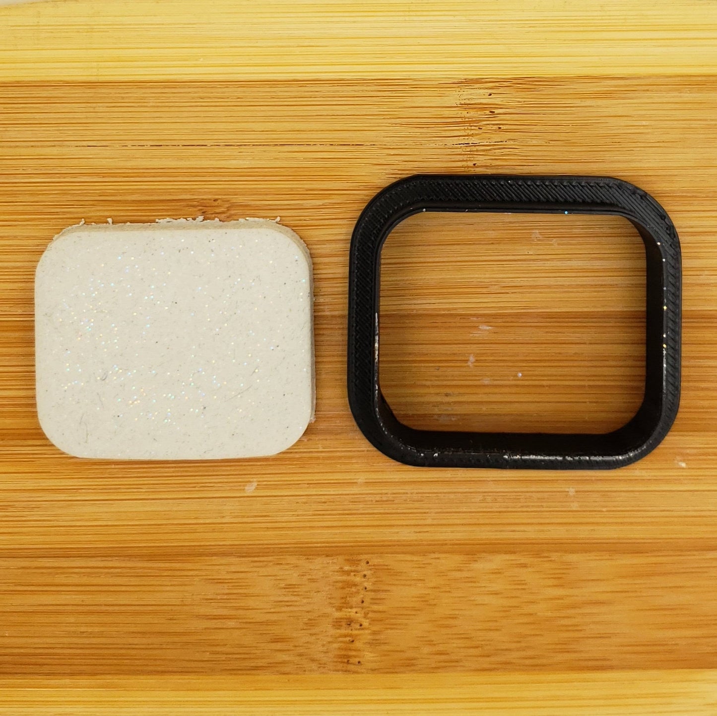 Rounded Corner Rectangle Shaped Plastic Cookie Cutter - Polymer Clay Cutter - Fondant Cutter - Craft Cutters - 3d Printed Cookie Cutter
