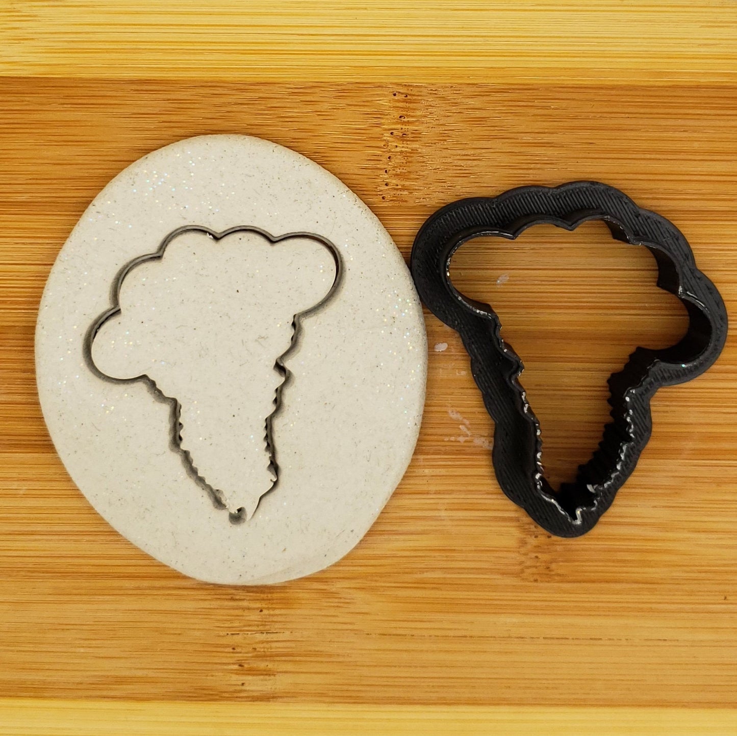 Tornado Shaped Plastic Cookie Cutter - Polymer Clay Cutter - Fondant Cutter - Craft Cutters - 3d Printed Cookie Cutter