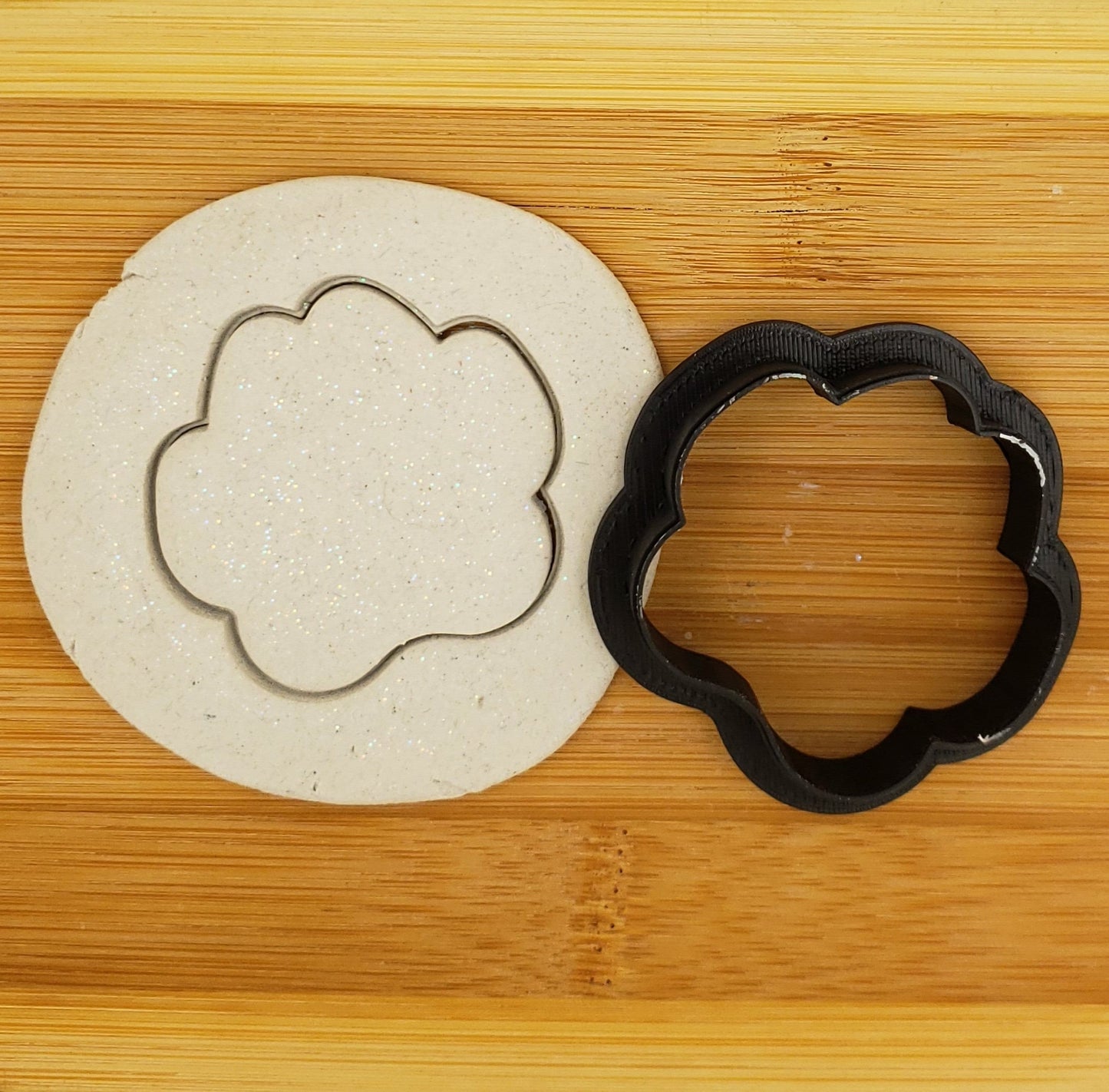 Paw Print Shaped Plastic Cookie Cutter - Polymer Clay Cutter - Fondant Cutter - Craft Cutters - 3d Printed Cookie Cutter