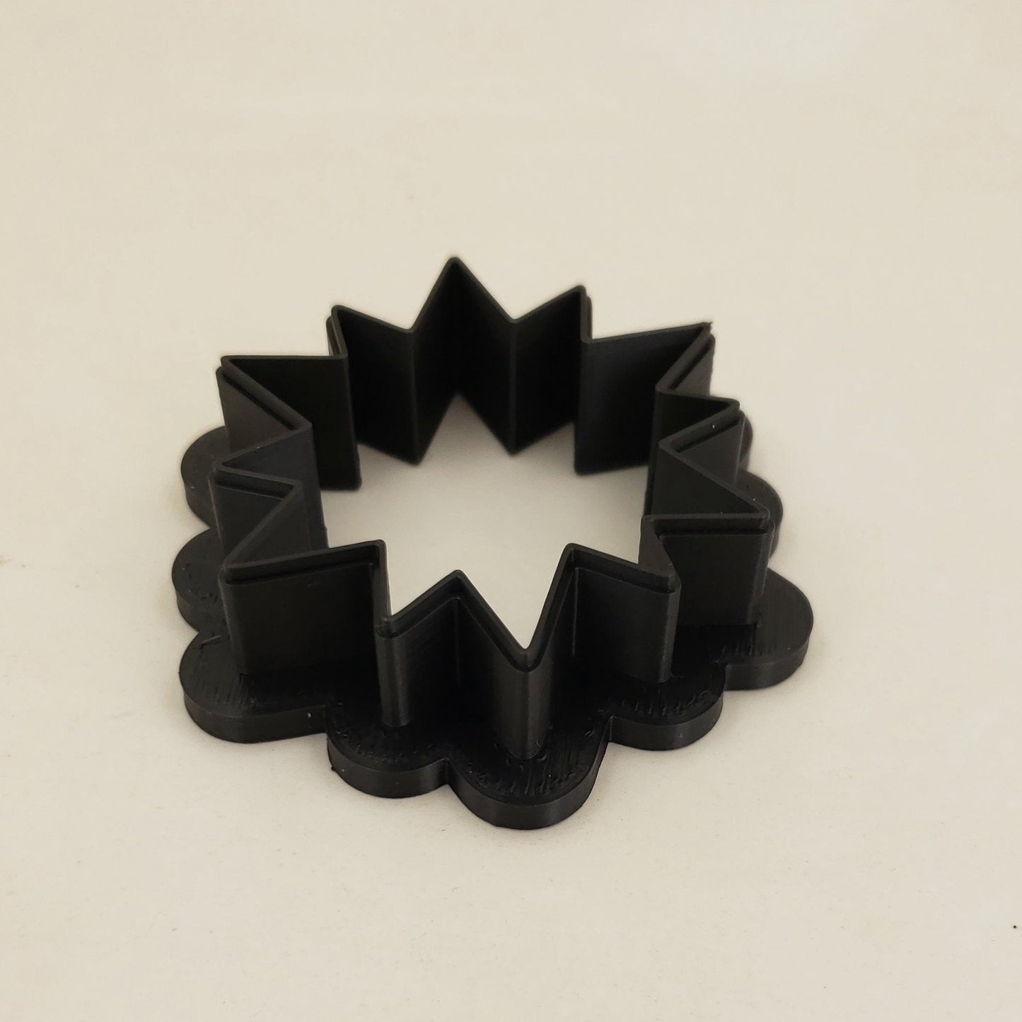 Sun Shaped Plastic Cookie Cutter - Polymer Clay Cutter - Fondant Cutter - Craft Cutters - 3d Printed Cookie Cutter