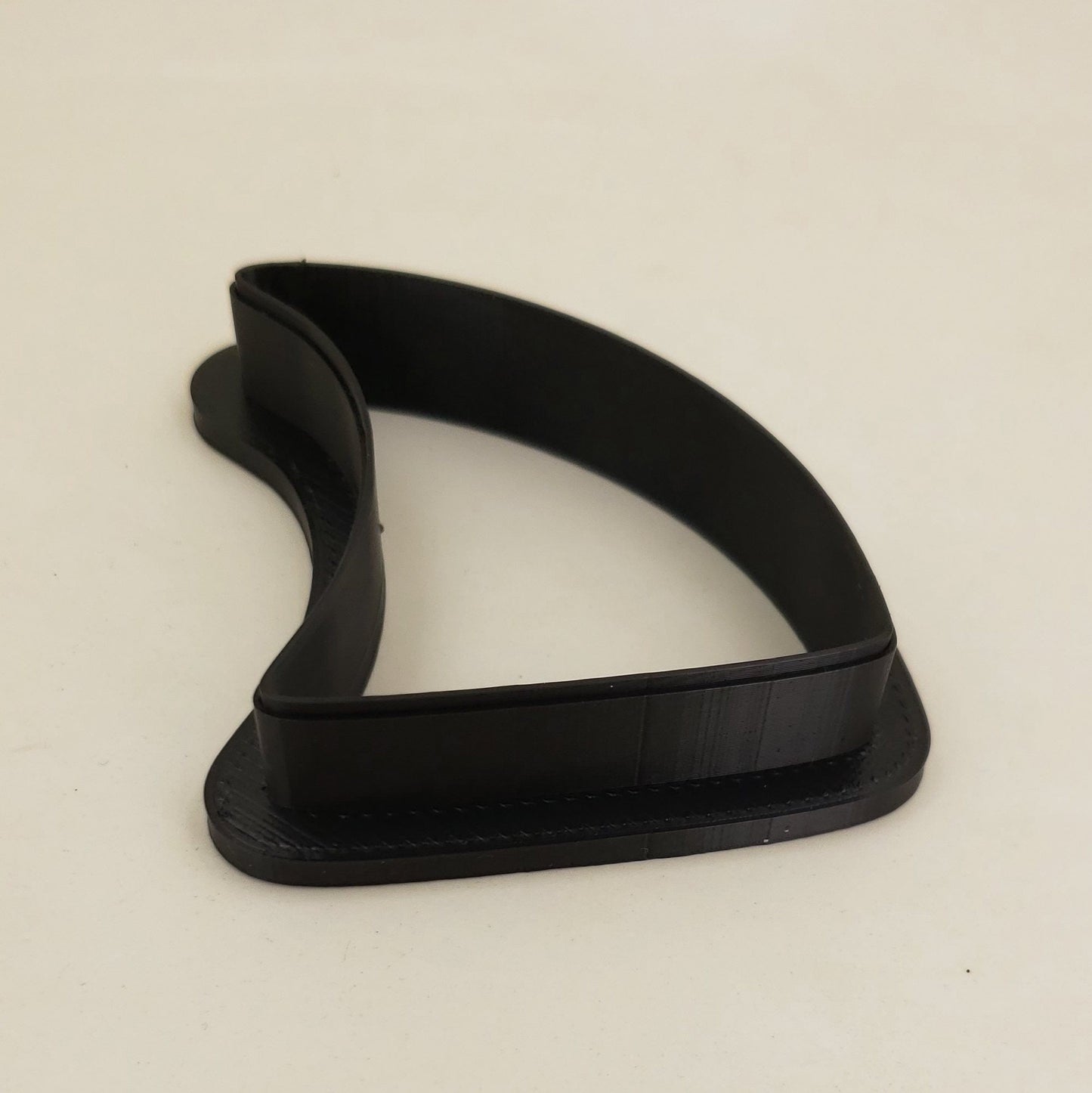 Shark Fin Shaped Plastic Cookie Cutter - Polymer Clay Cutter - Fondant Cutter - Craft Cutters - 3d Printed Cookie Cutter