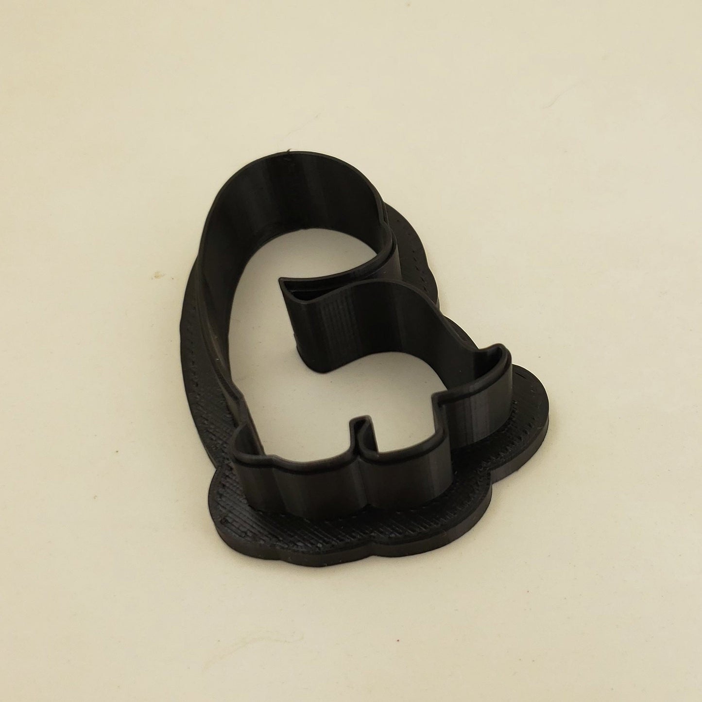 Dinosaur Shaped Plastic Cookie Cutter #5 - Polymer Clay Cutter - Fondant Cutter - Craft Cutters - 3d Printed Cookie Cutter
