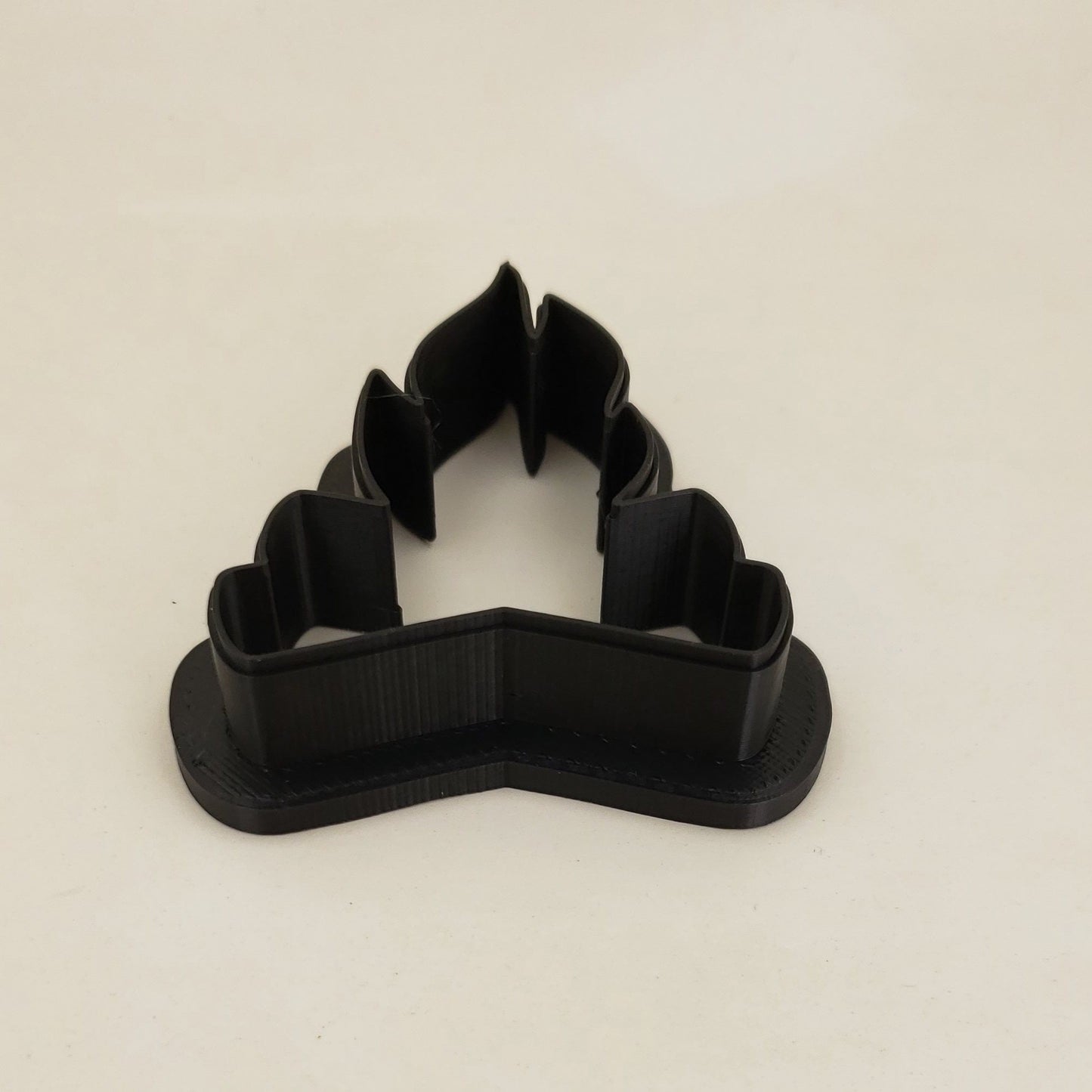 Campfire Shaped Plastic Cookie Cutter - Polymer Clay Cutter - Fondant Cutter - Craft Cutters - 3d Printed Cookie Cutter