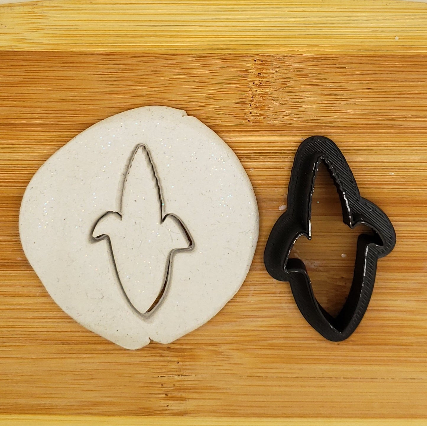 Corn Shaped Plastic Cookie Cutter - Polymer Clay Cutter - Fondant Cutter - Craft Cutters - 3d Printed Cookie Cutter