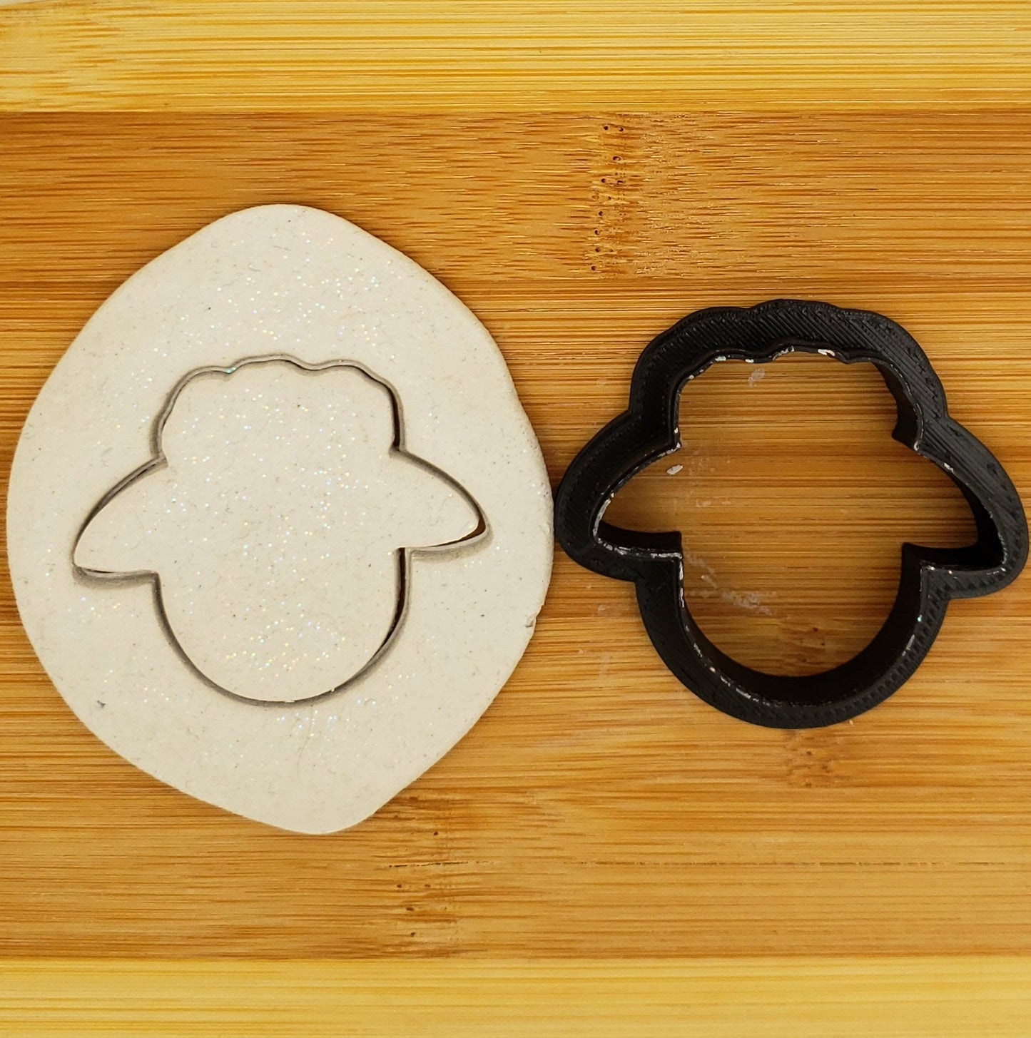 Sheep Head Shaped Plastic Cookie Cutter - Polymer Clay Cutter - Fondant Cutter - Craft Cutters - 3d Printed Cookie Cutter