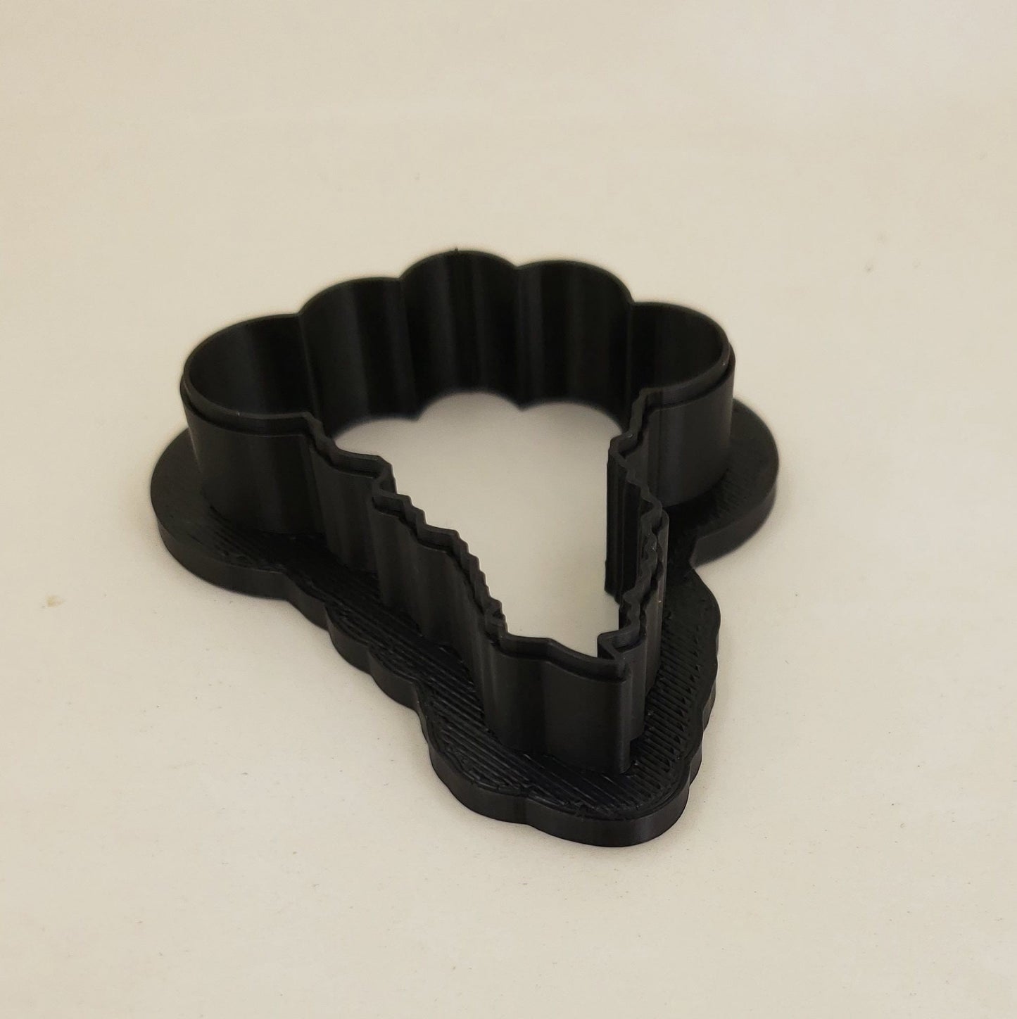 Tornado Shaped Plastic Cookie Cutter - Polymer Clay Cutter - Fondant Cutter - Craft Cutters - 3d Printed Cookie Cutter