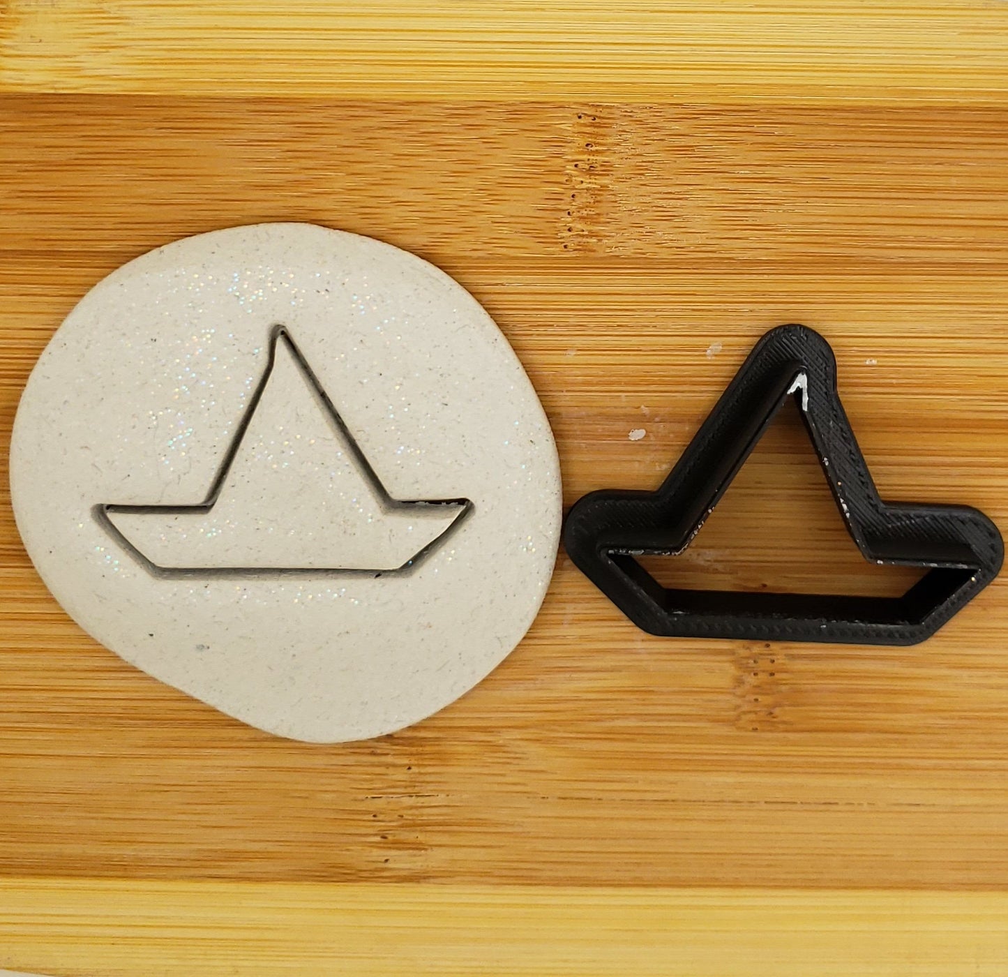 Sailboat Shaped Plastic Cookie Cutter - Polymer Clay Cutter - Fondant Cutter - Craft Cutters - 3d Printed Cookie Cutter
