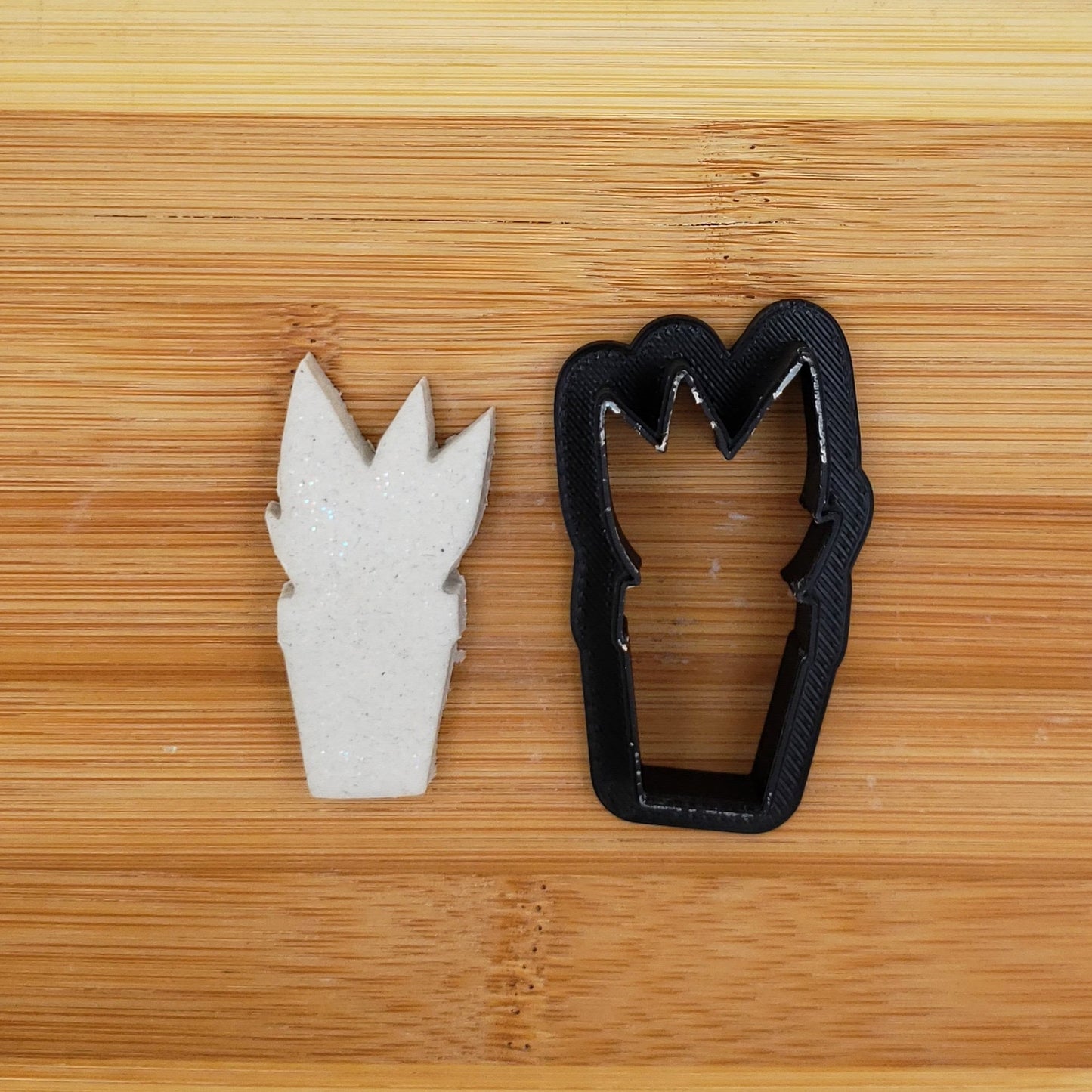 Potted Plant Shaped Plastic Cookie Cutter - Polymer Clay Cutter - Craft Cutters - Fondant Cutter - 3d Printed Cookie Cutter