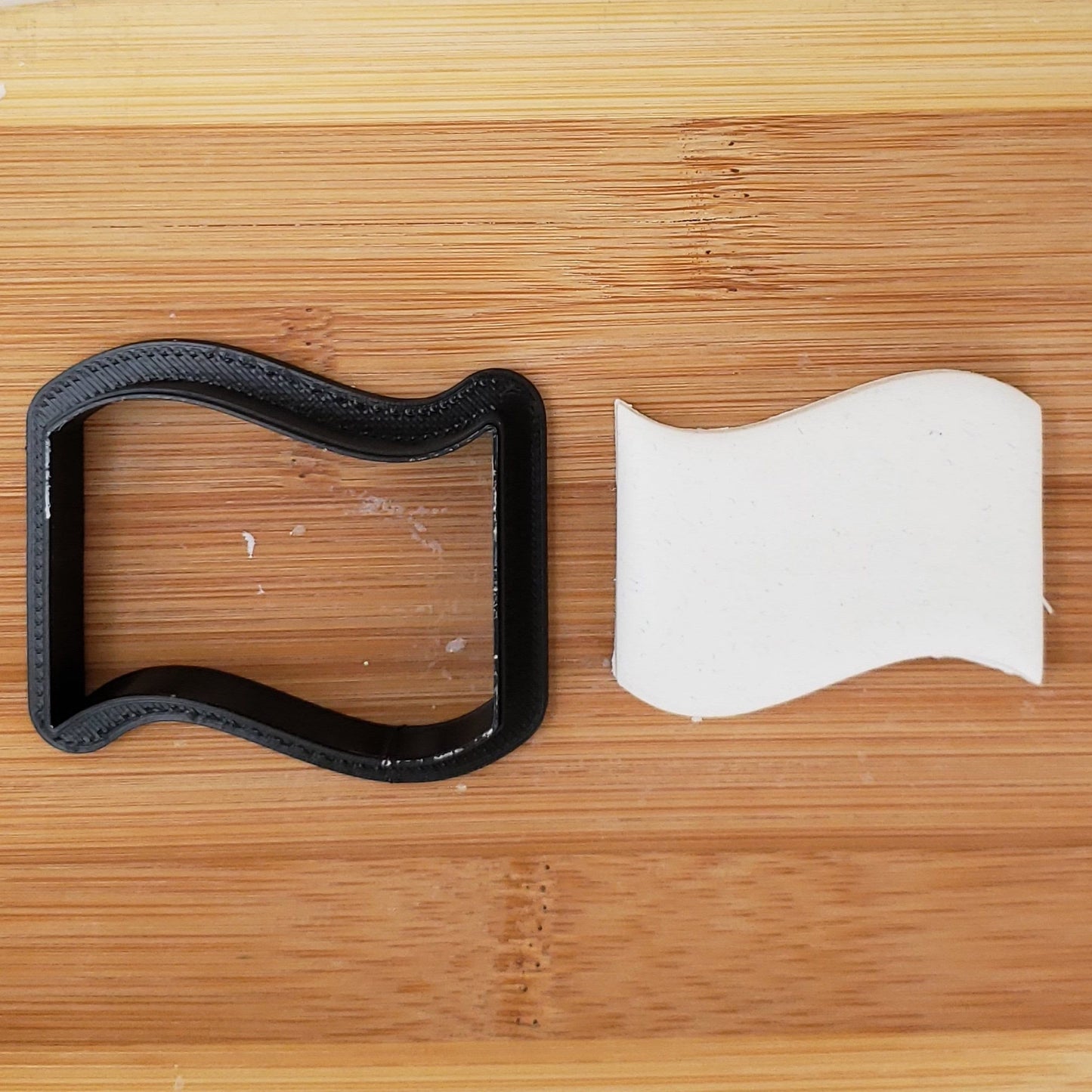 Flag Shaped Plastic Cookie Cutter