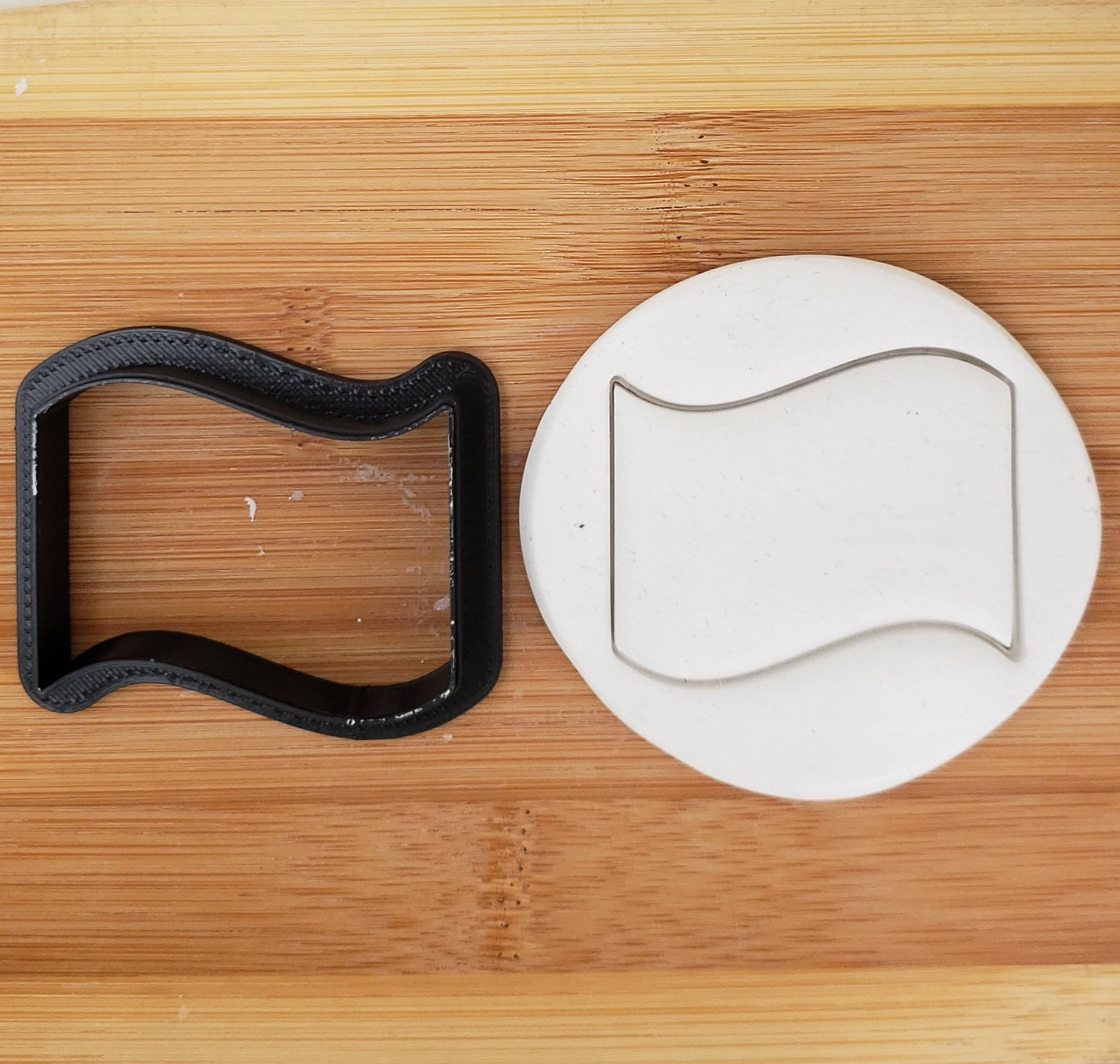 Flag Shaped Plastic Cookie Cutter