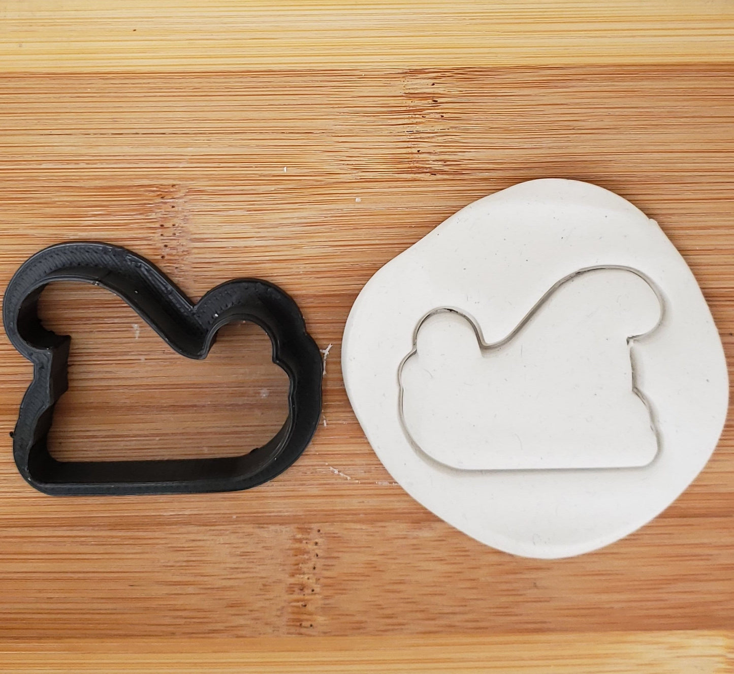 Santa Sleigh Shaped Cookie Cutter