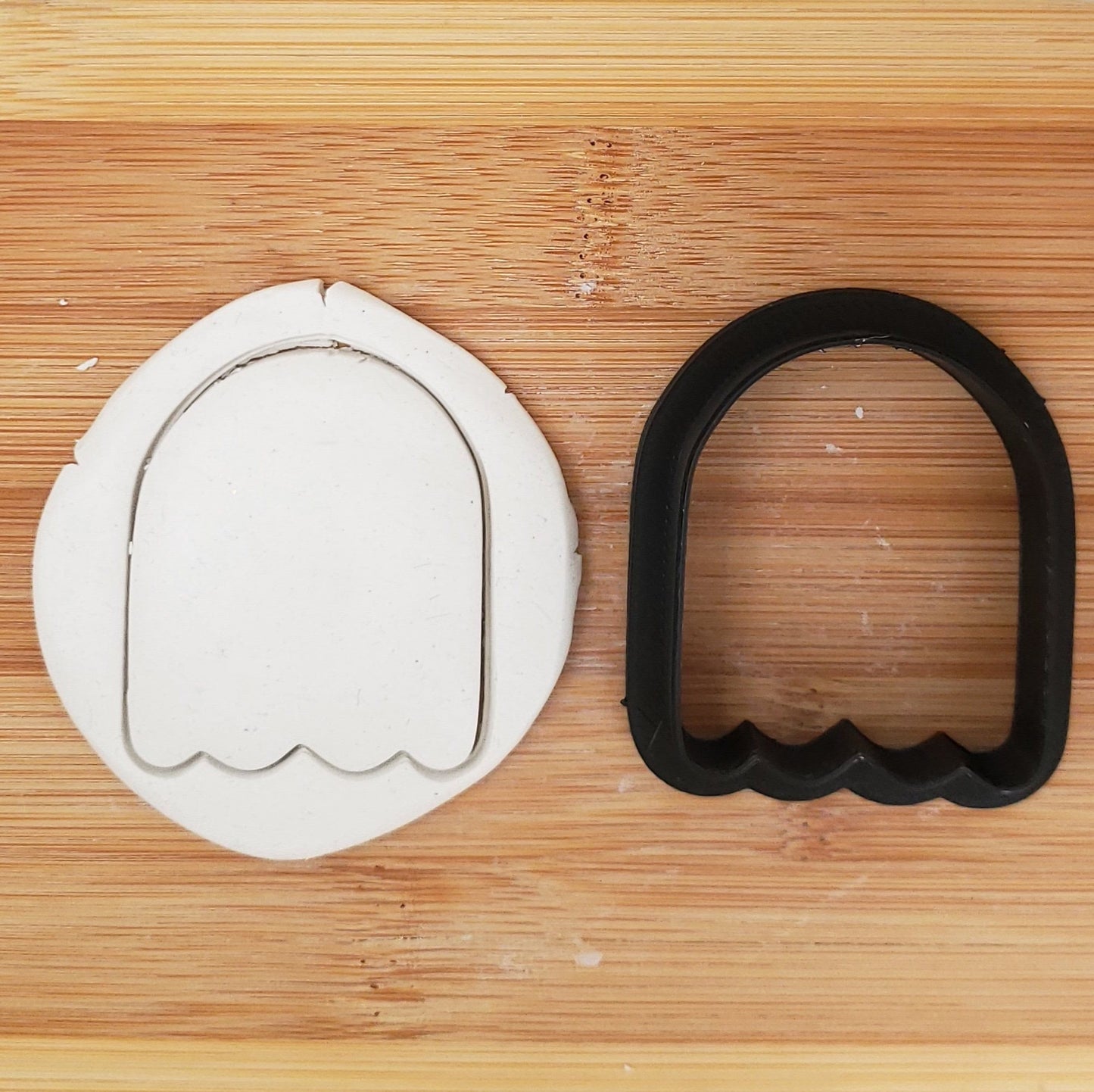 Ghost Shaped Plastic Cookie Cutter #2